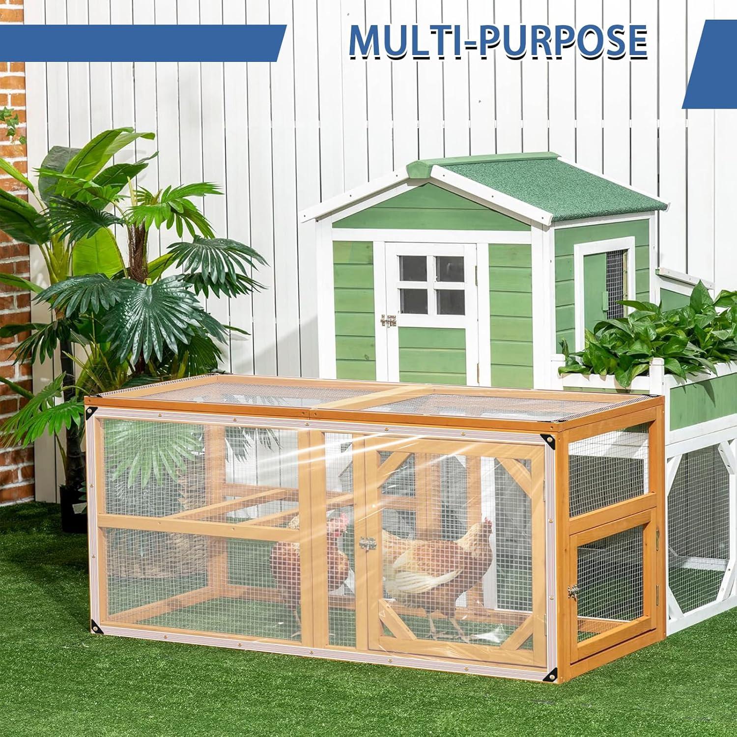 Lona Impermeable Transparente Cenhadam 1.22x1.83m con Ojetes