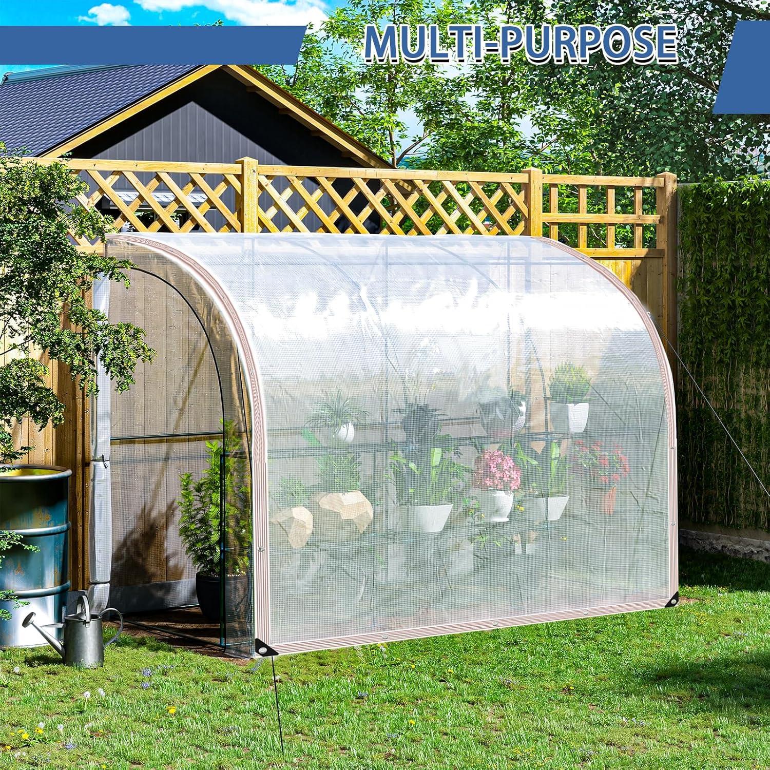 Lona Impermeable Transparente Cenhadam 1.22x1.83m con Ojetes