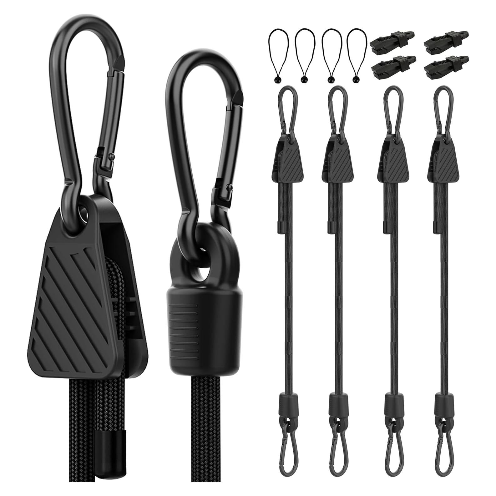 Cuerdas Bungee Ajustables Rugtol 12 Piezas 121.92 cm