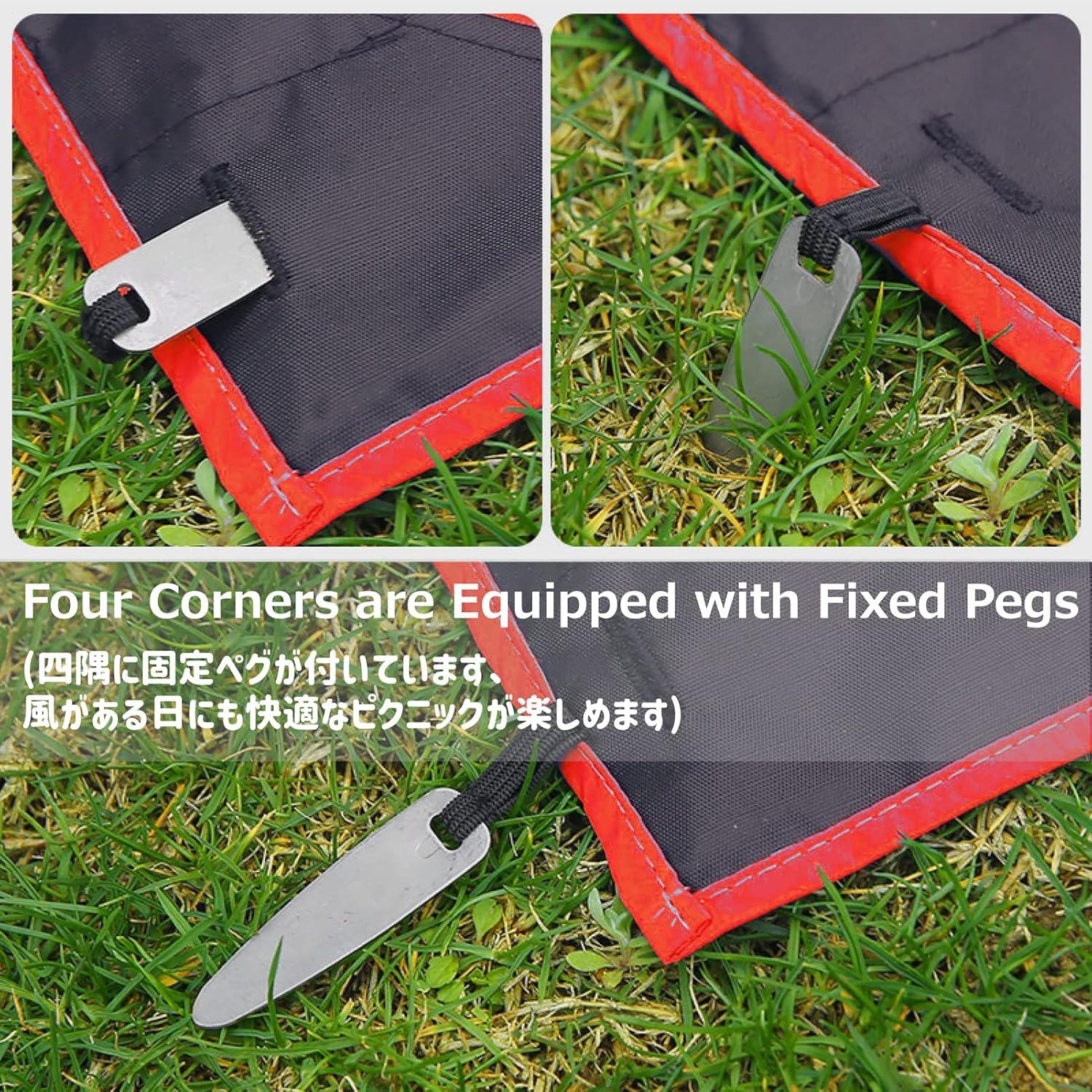 Manta de bolsillo Azarxis impermeable 1.8x2.2m para camping