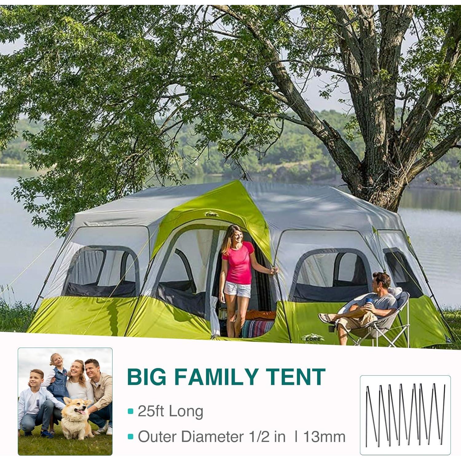 Postes de Tienda Preensamblados BRILLIANCE4U 25 pies Aluminio