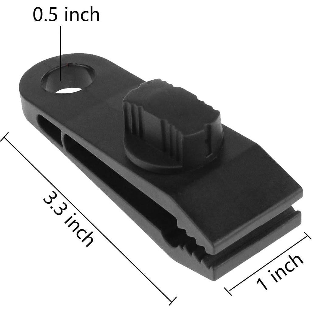 Clips de Lona HengLiSam 10 Pcs Alta Resistencia Impermeables