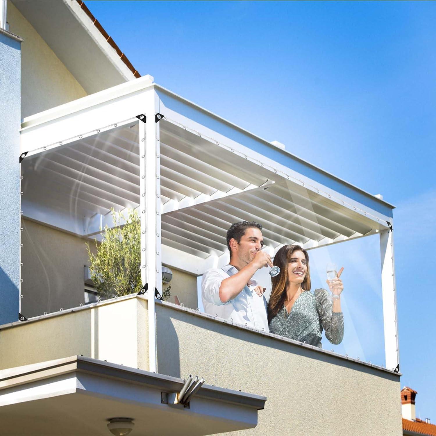 Lona Transparente 3x4.85m LCYY.JF Impermeable 14Mil