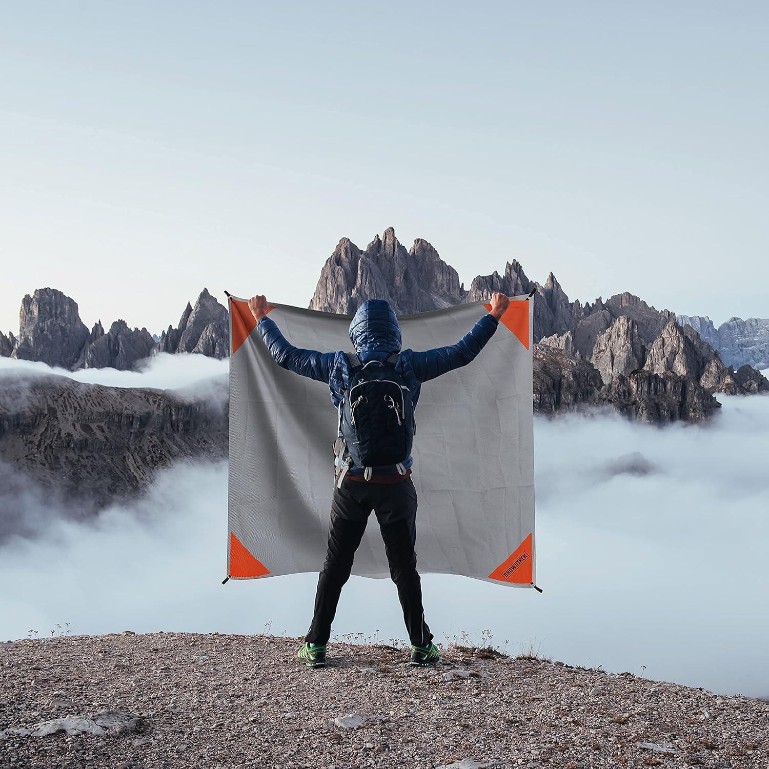 Manta de Picnic Plegable BROWNTREK 152x142cm Impermeable