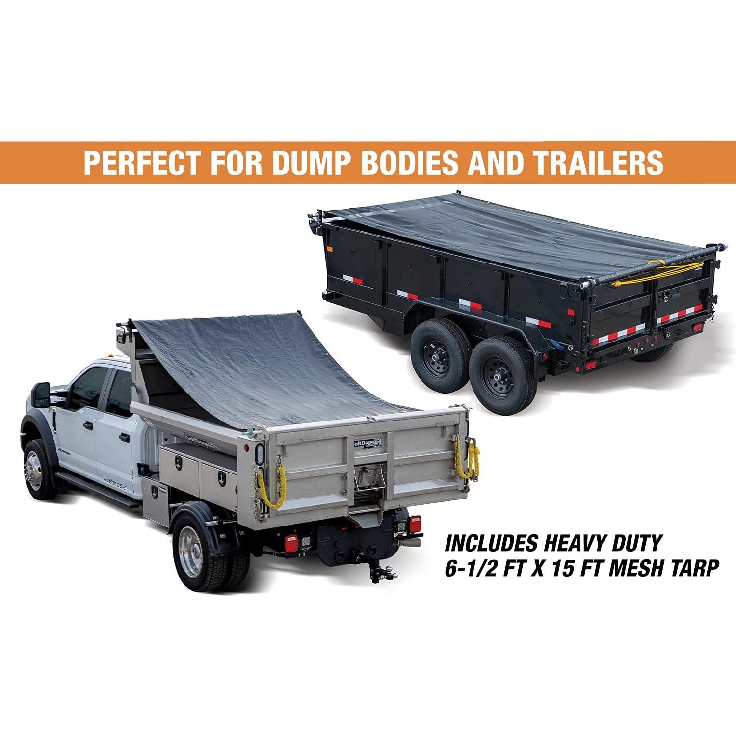 Kit de Lona de Volquete Buyers DTR6515 1.98x4.57m Aluminio