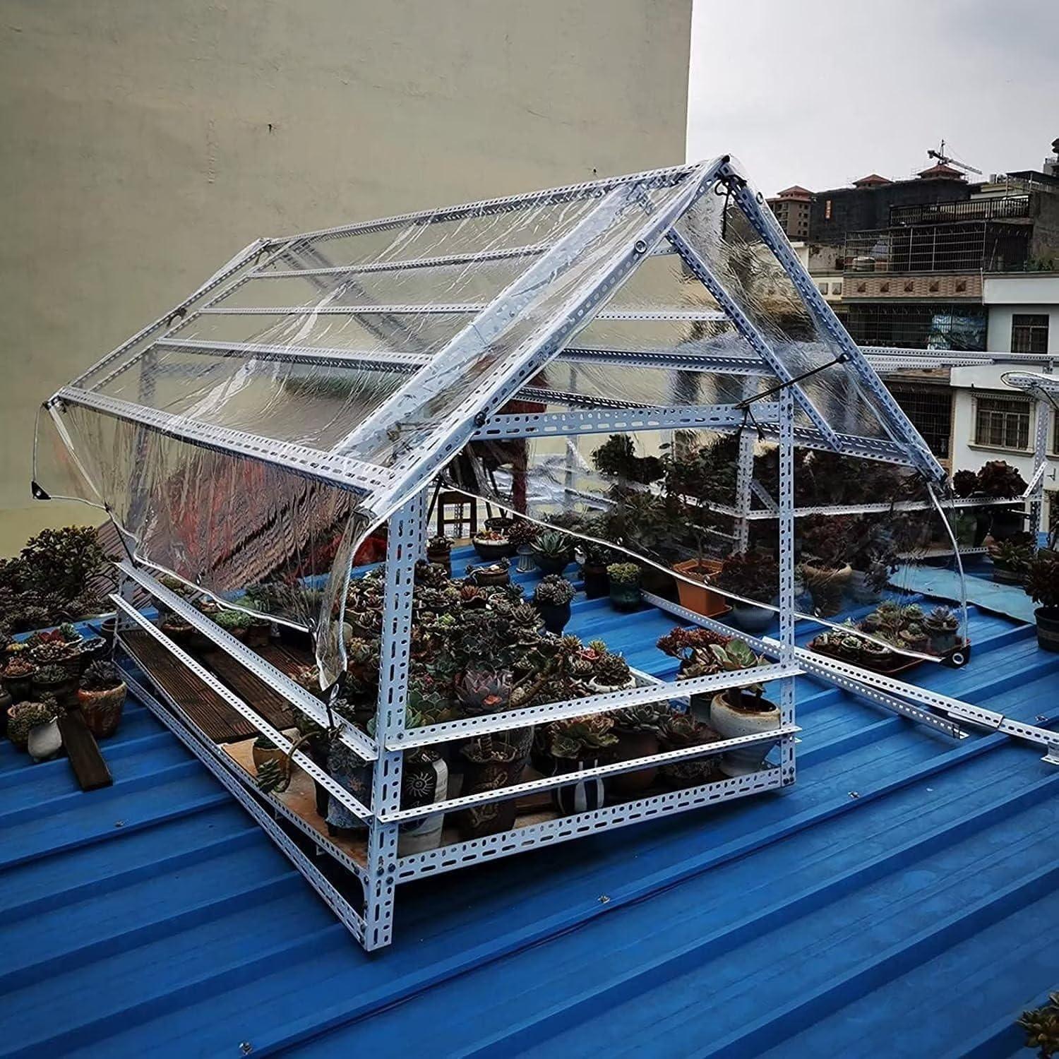 Lona de Vinilo Transparente 3x4m kgitpve 14 Mil Impermeable