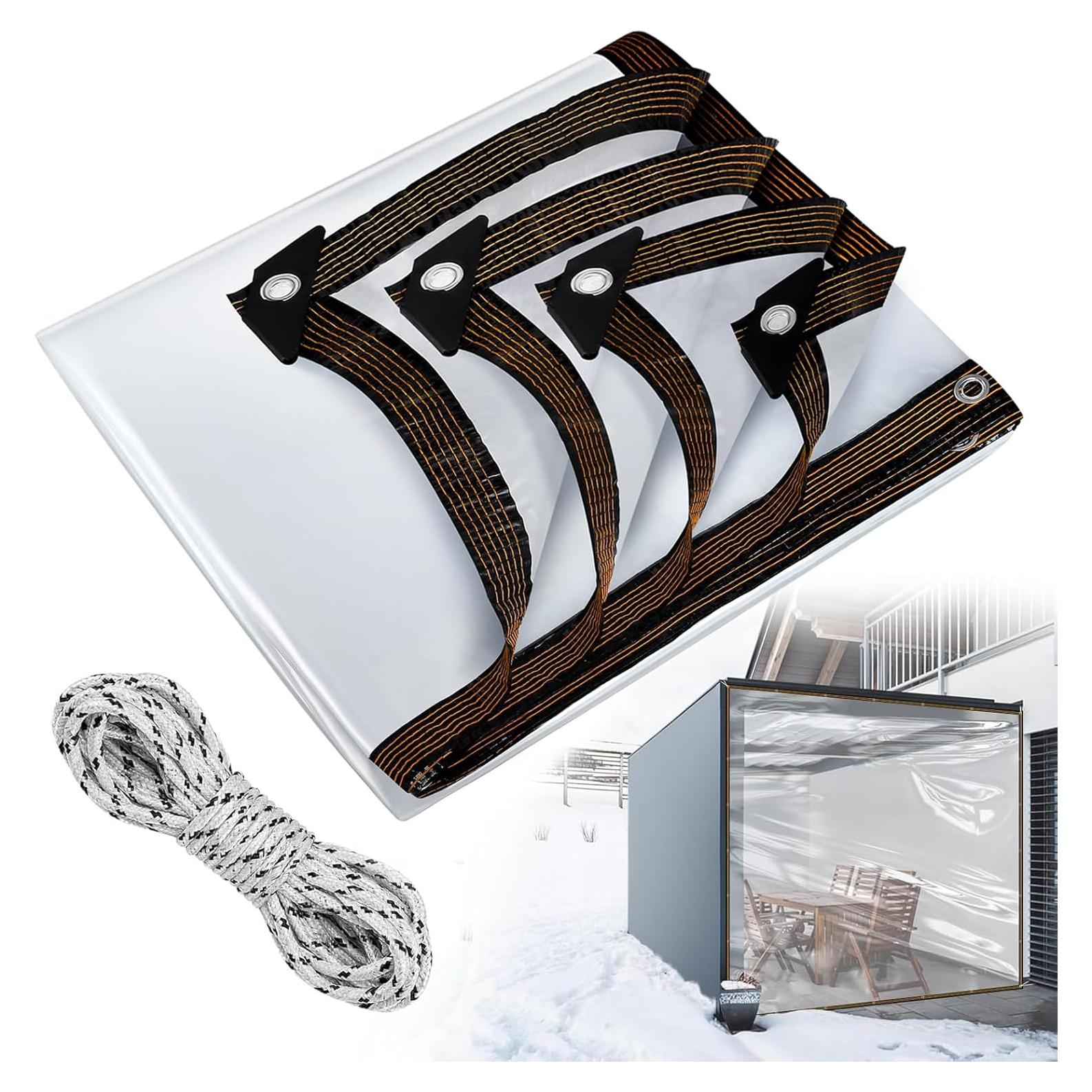 Lona Transparente Impermeable Aulock 2.99x2.99m 5mil