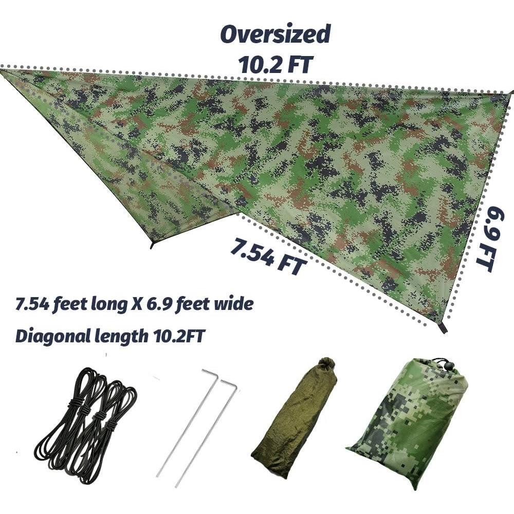 Hamaca de Camping AEETT con Red Antimosquitos y Lona Impermeable