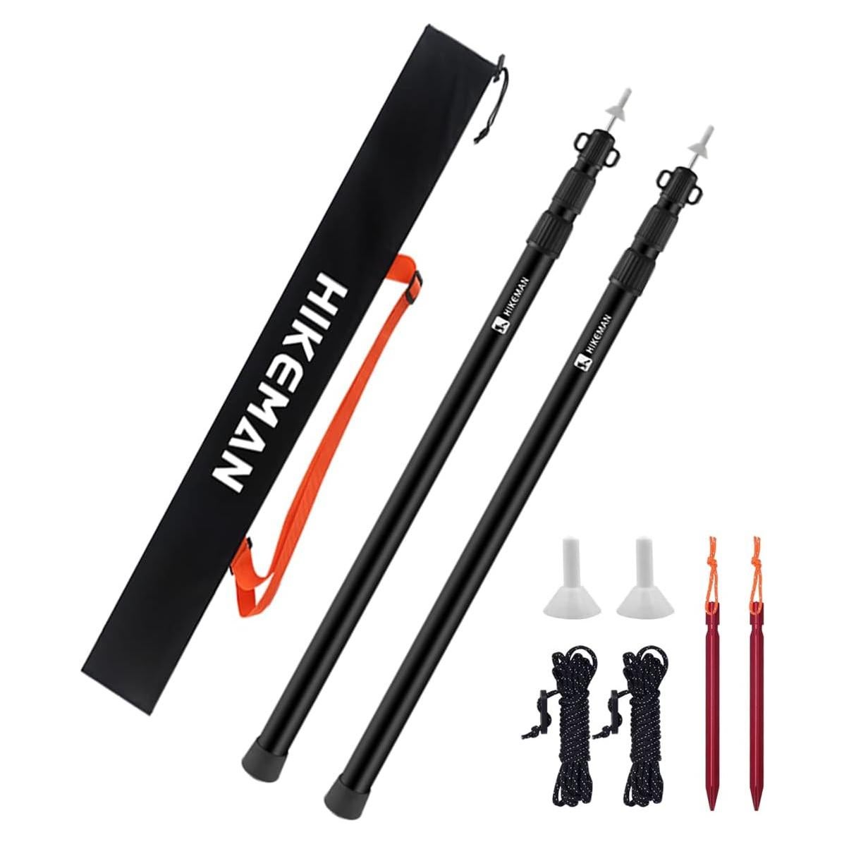 Poste de Camping Ajustable HIKEMAN Aluminio 90-230cm