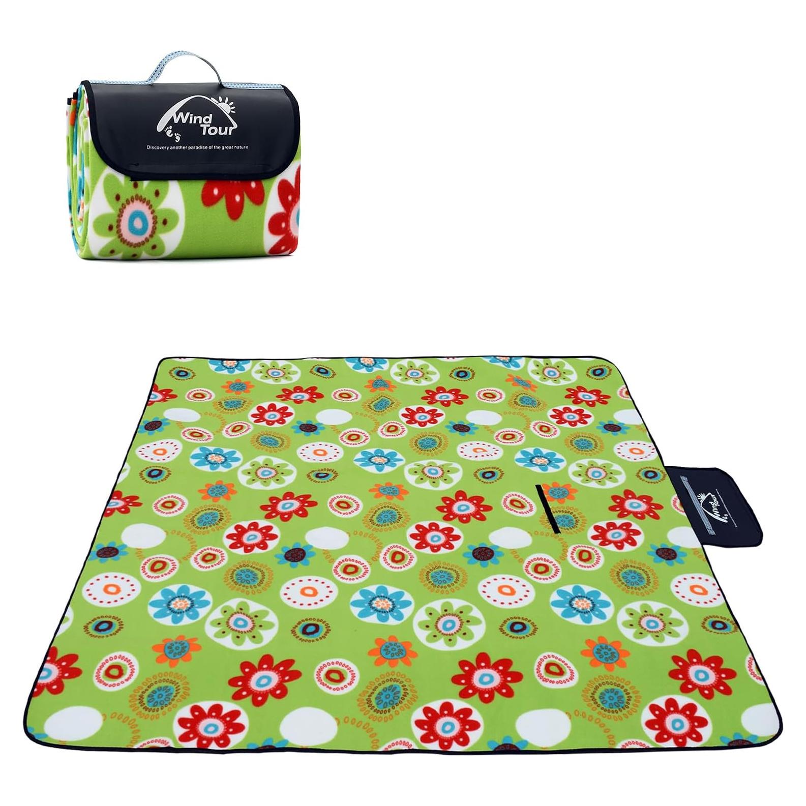 Manta de Picnic Impermeable Wind Tour 1.98x1.98m Girasol