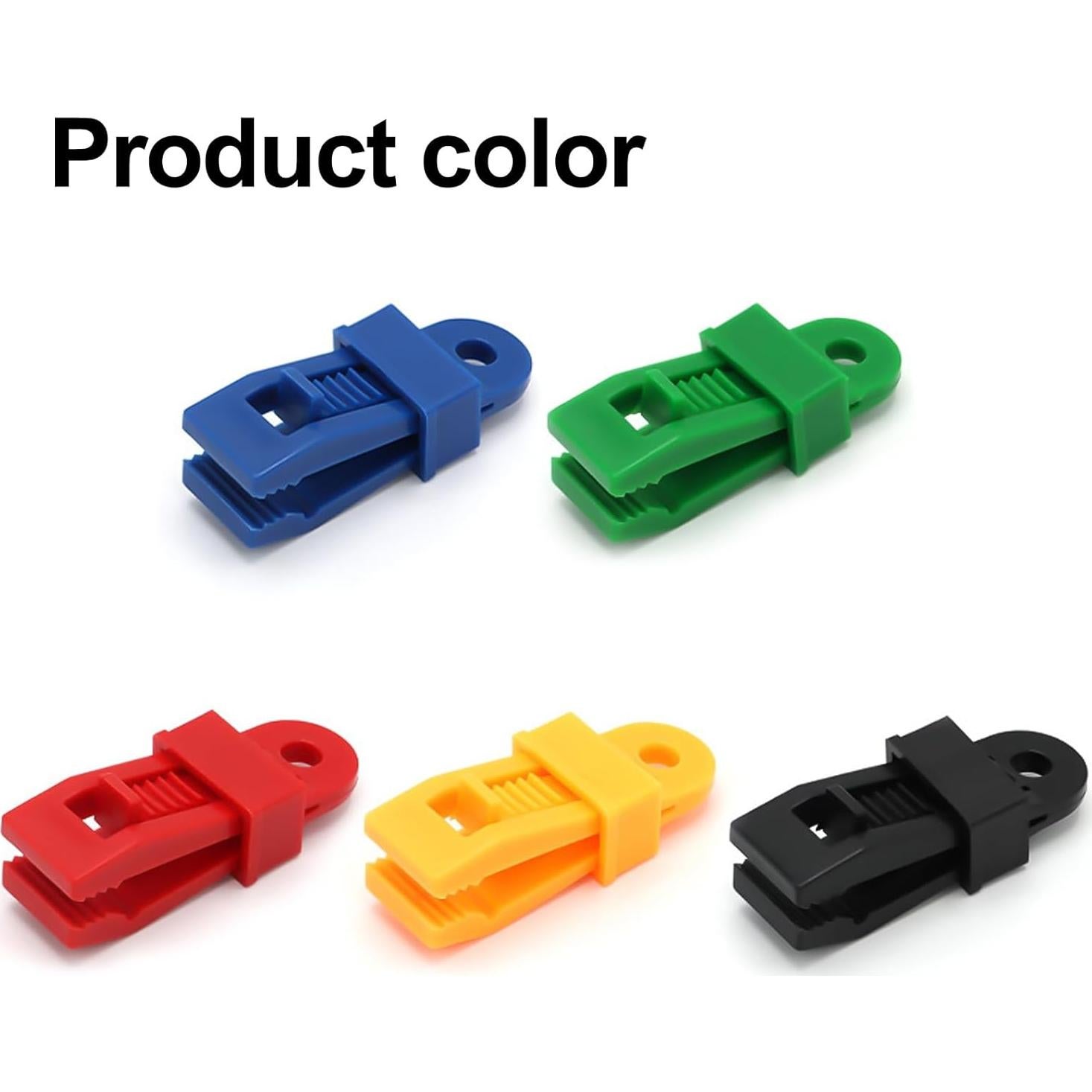 Pinzas para Lonas COCOMK 24 Pcs Alta Resistencia Impermeables