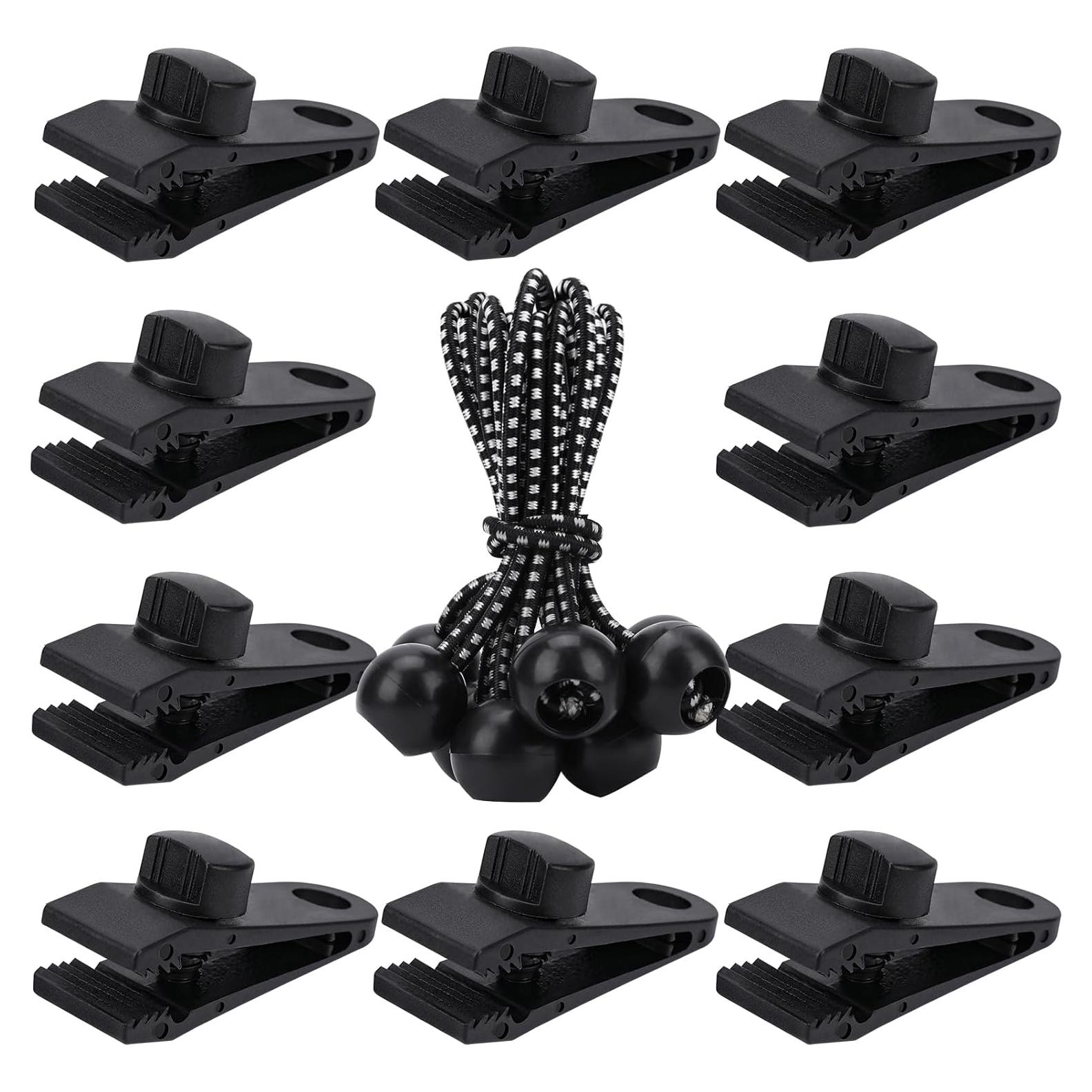 Clips de Lona Axlksia de Alta Resistencia - Paquete de 20