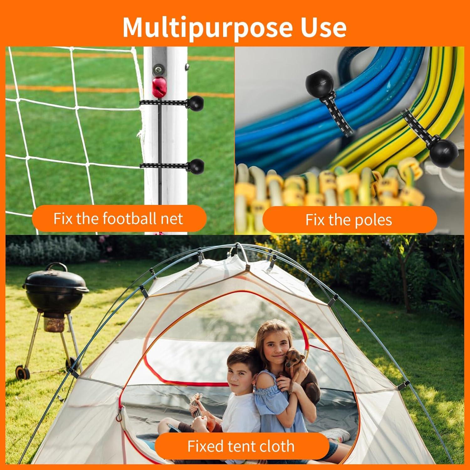 Clips de Lona Axlksia de Alta Resistencia - Paquete de 20