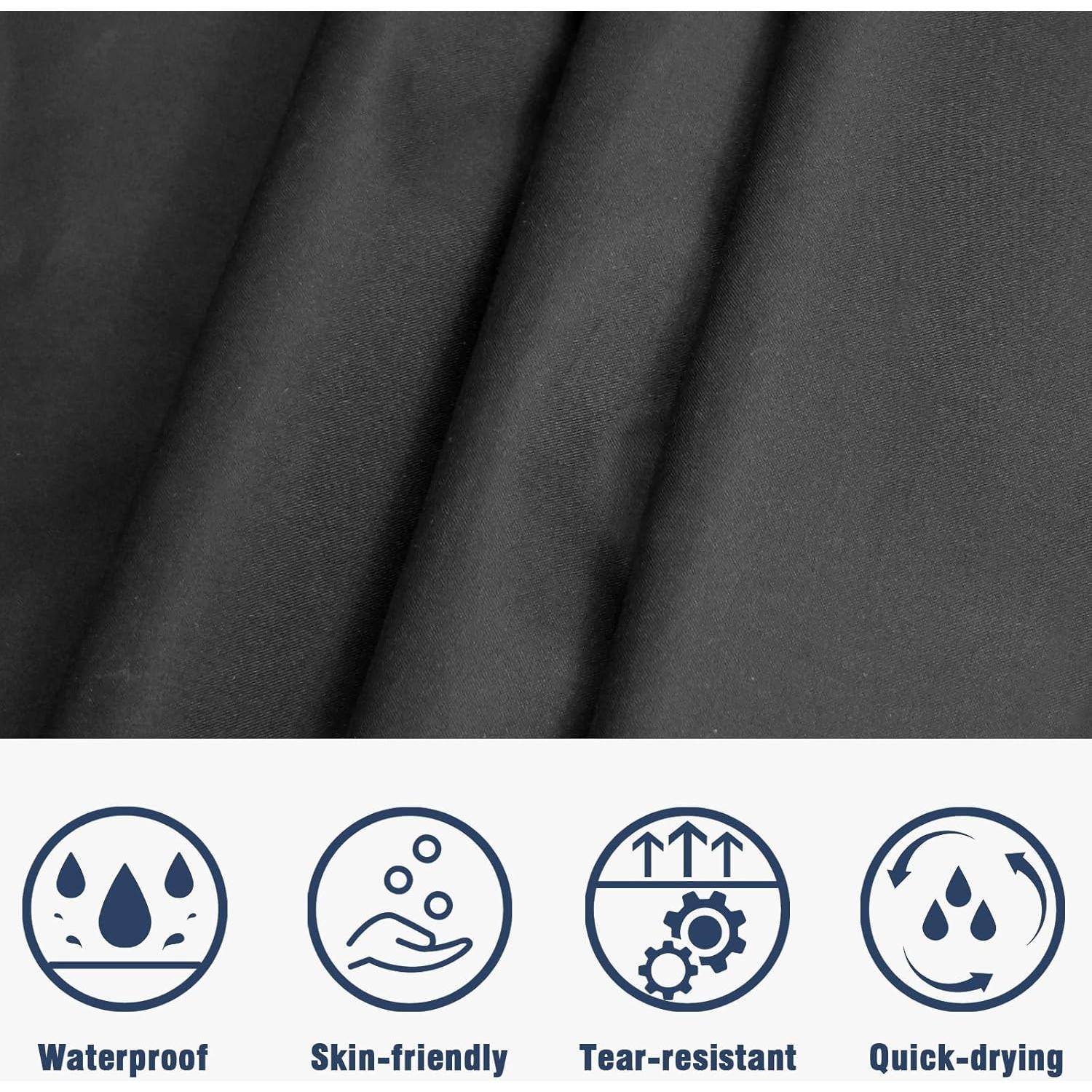 Poncho de Lluvia Impermeable Anyoo para Mujeres - Ligero y Reutilizable