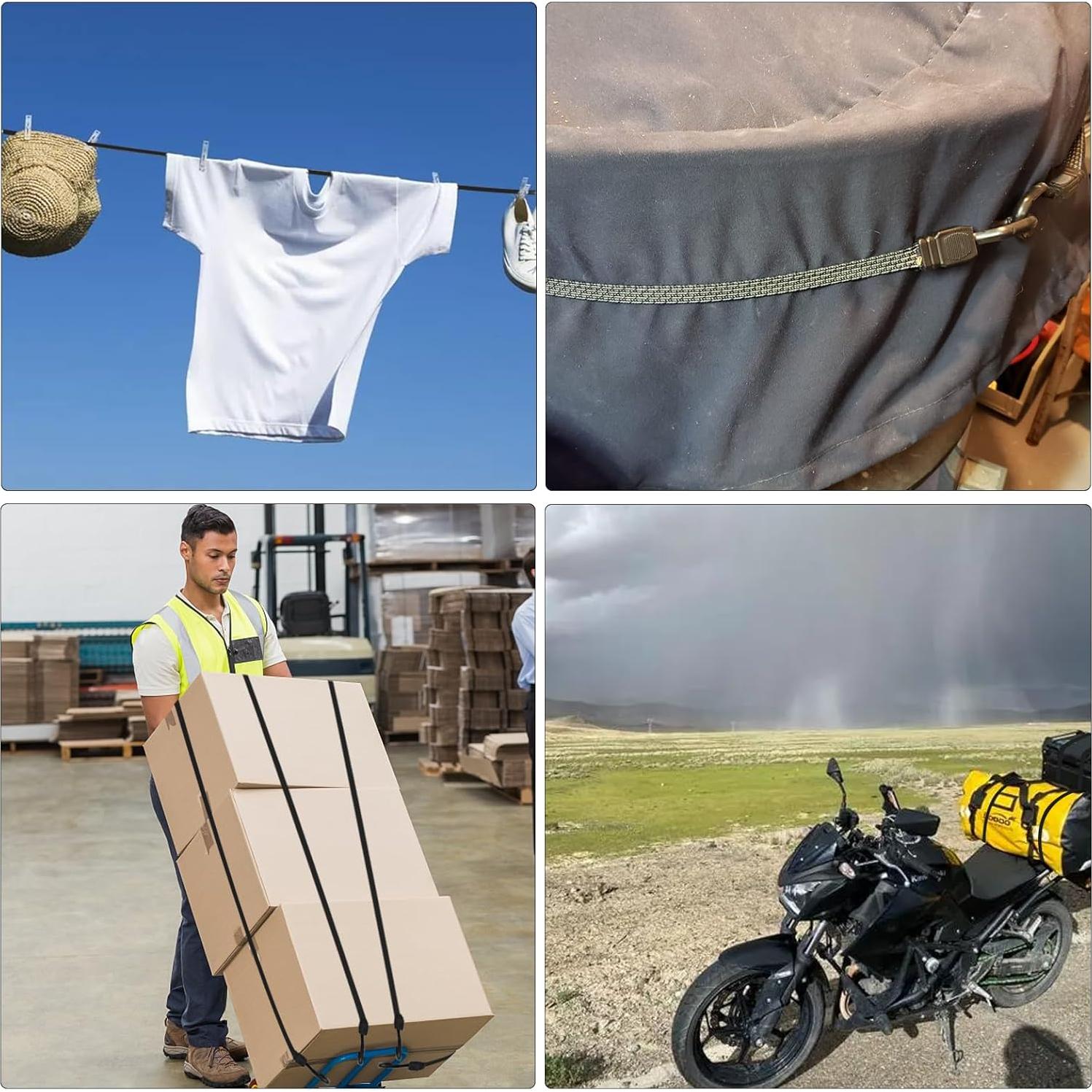 Cuerdas Elásticas Ajustables XSTRAP STANDARD 4PCS 101.6 cm