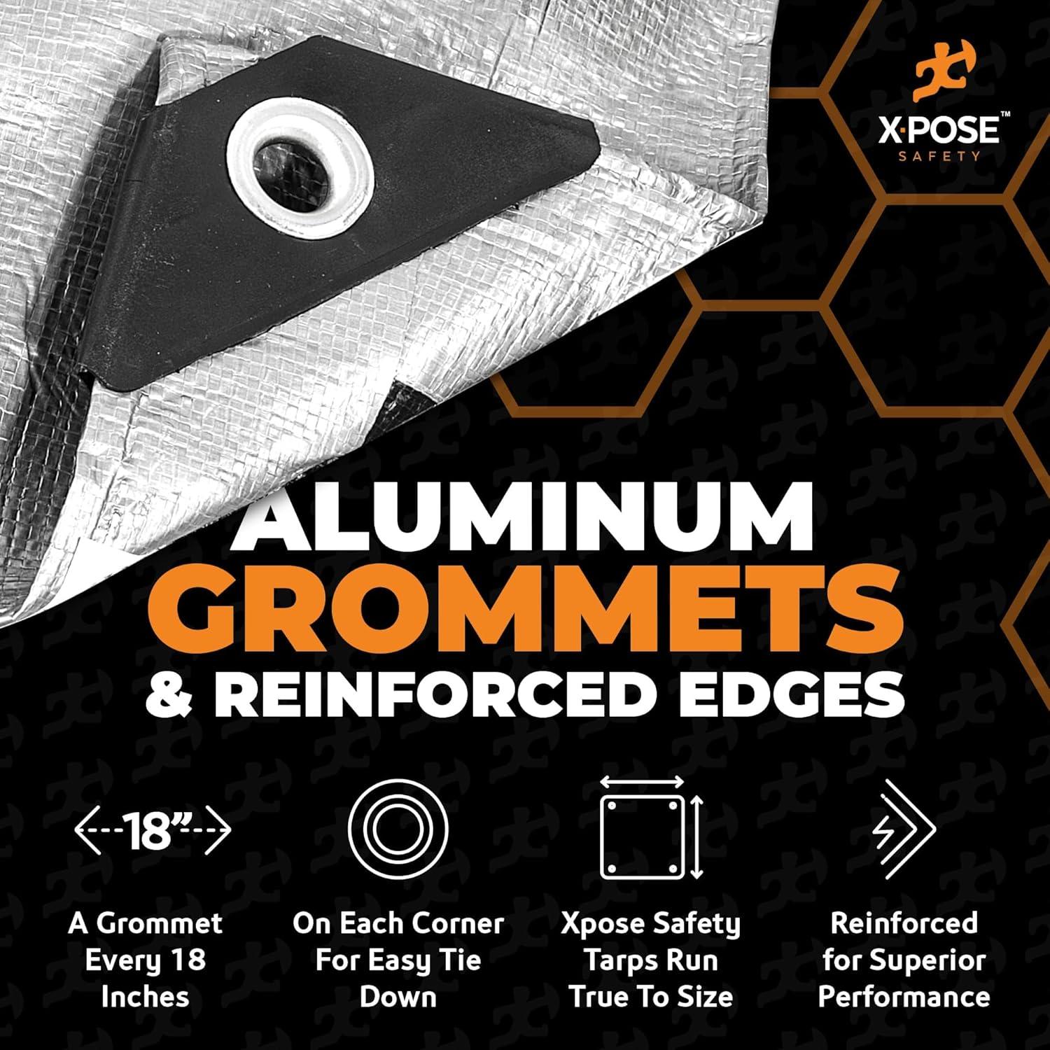 Lona de Polietileno Xpose Safety 1.83x2.44m 0.25cm Impermeable