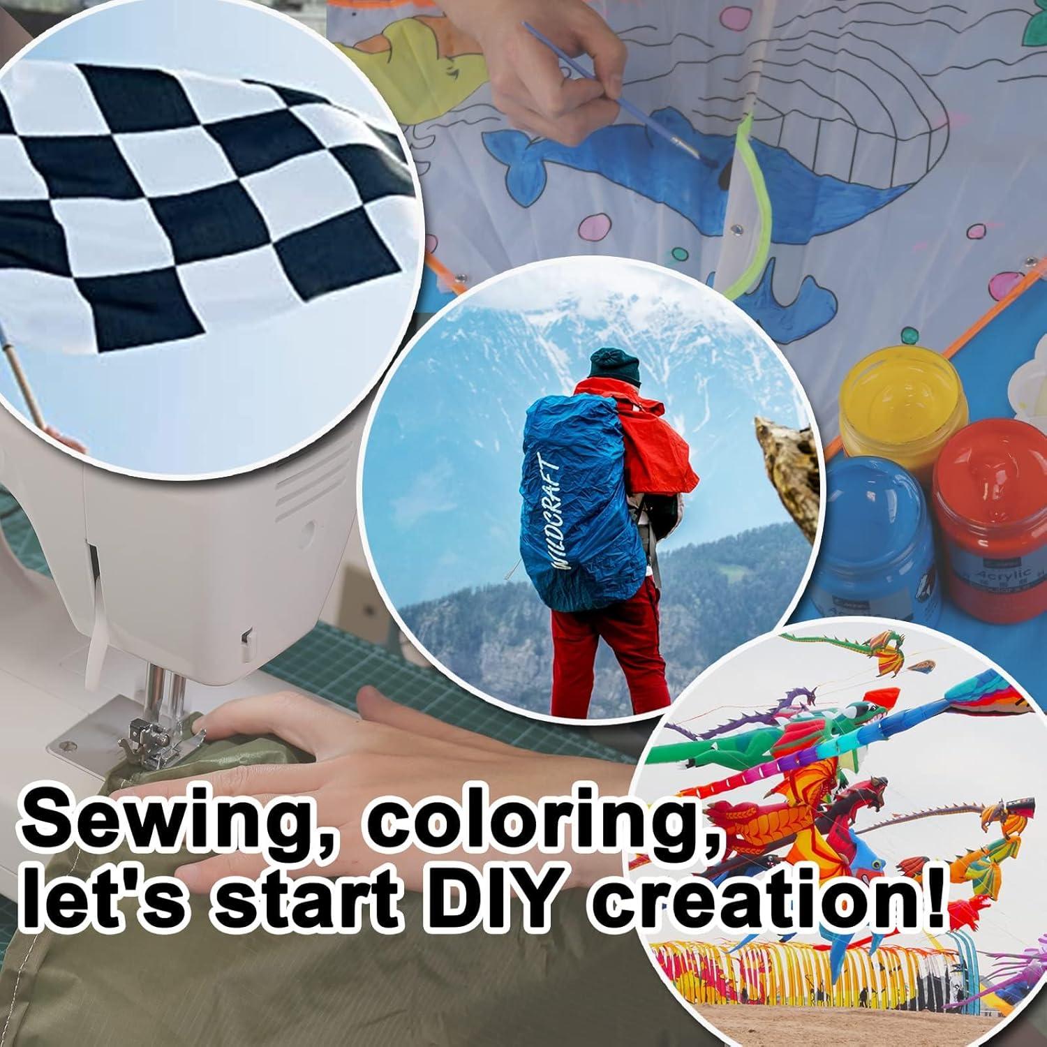 Tela de Nylon Ripstop Impermeable 9KM DWLIFE 40D 198x152 cm