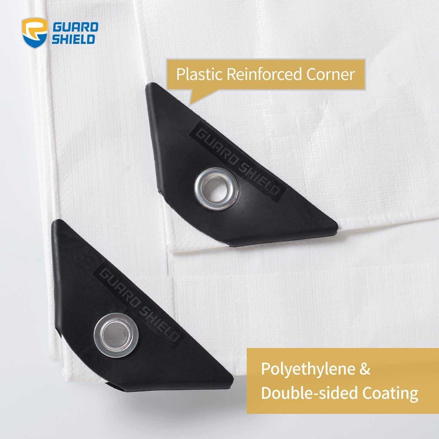 Lona Blanca Super Resistente 6.1x9.1m Impermeable 16mil