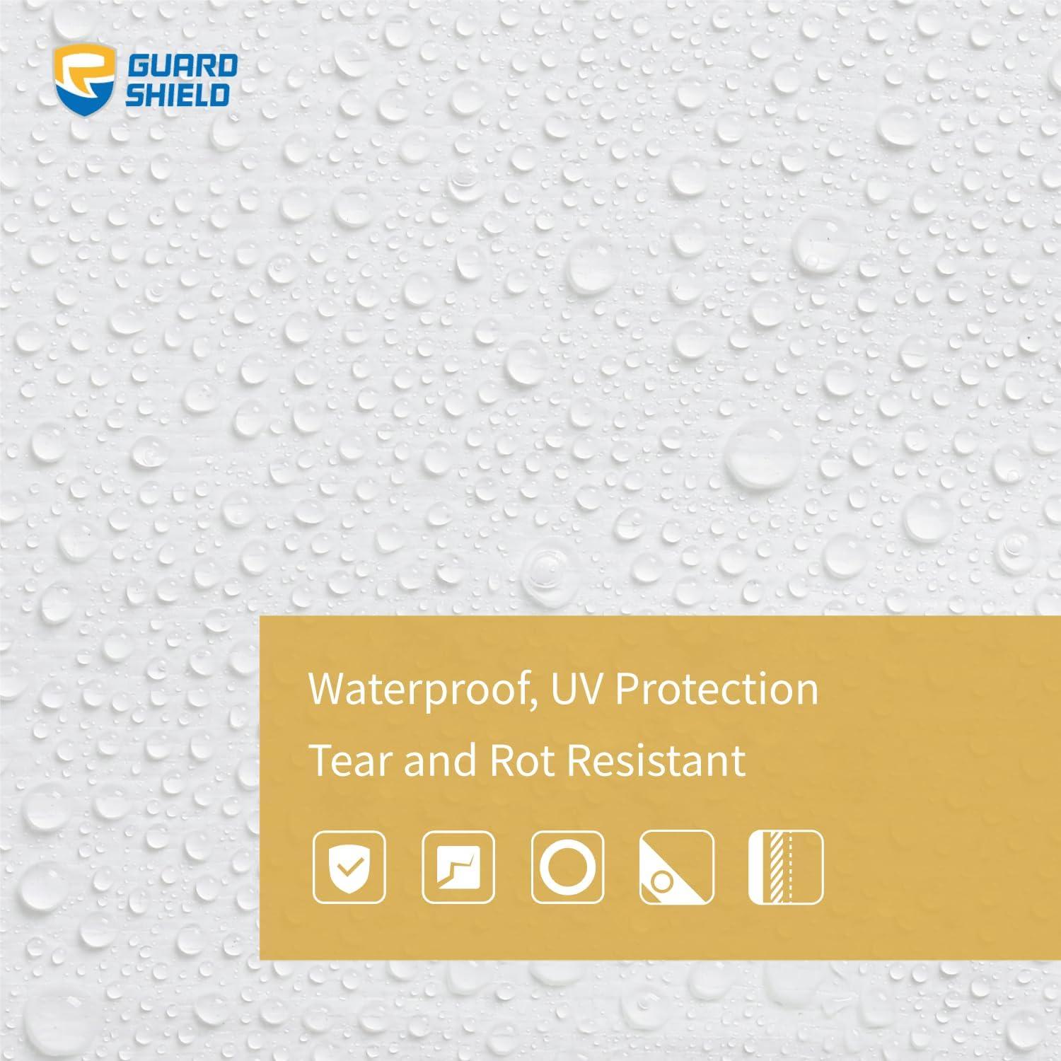 Lona Blanca Super Resistente 6.1x9.1m Impermeable 16mil