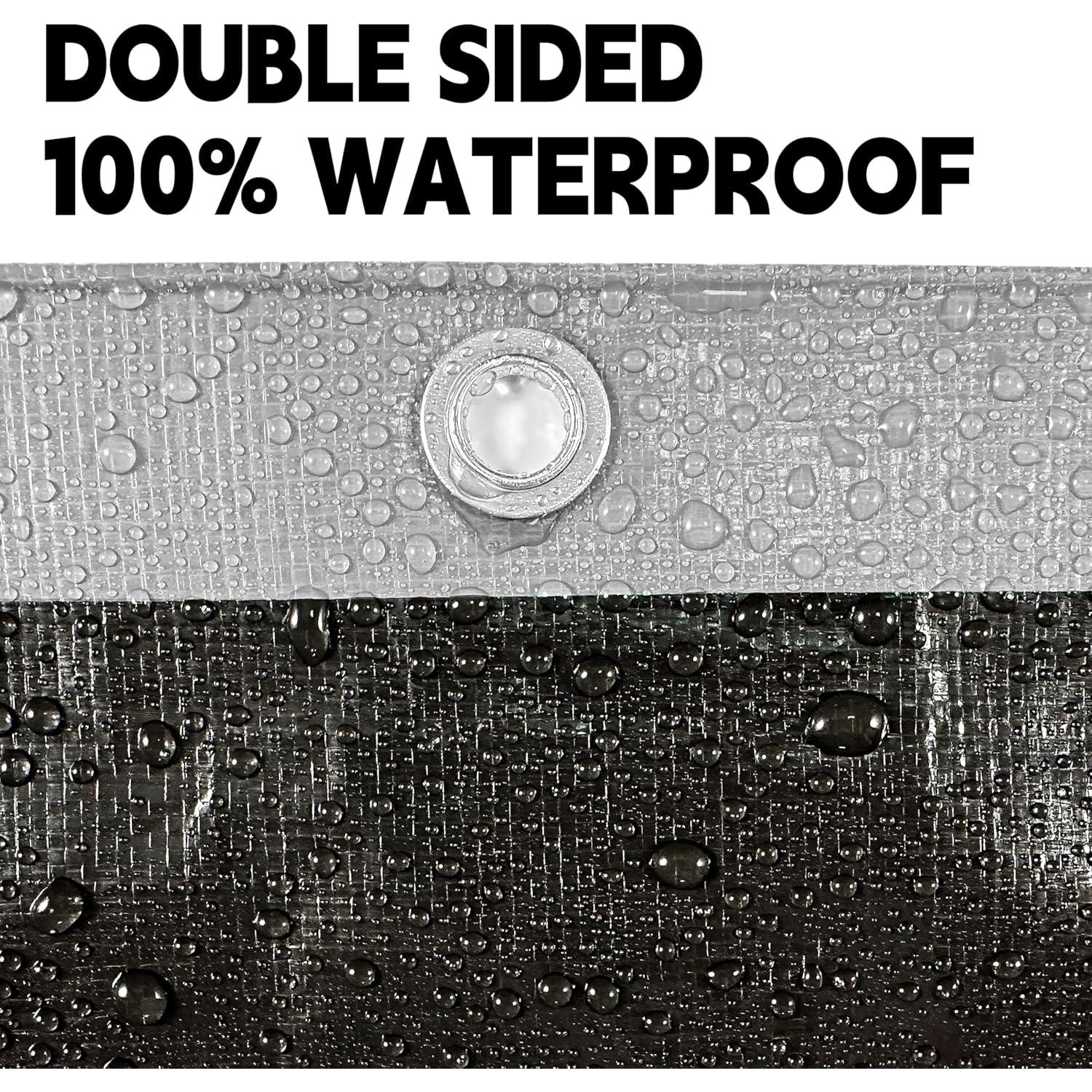 Lona Impermeable MVPNET 3x3.6m Resistente UV y al Desgarro