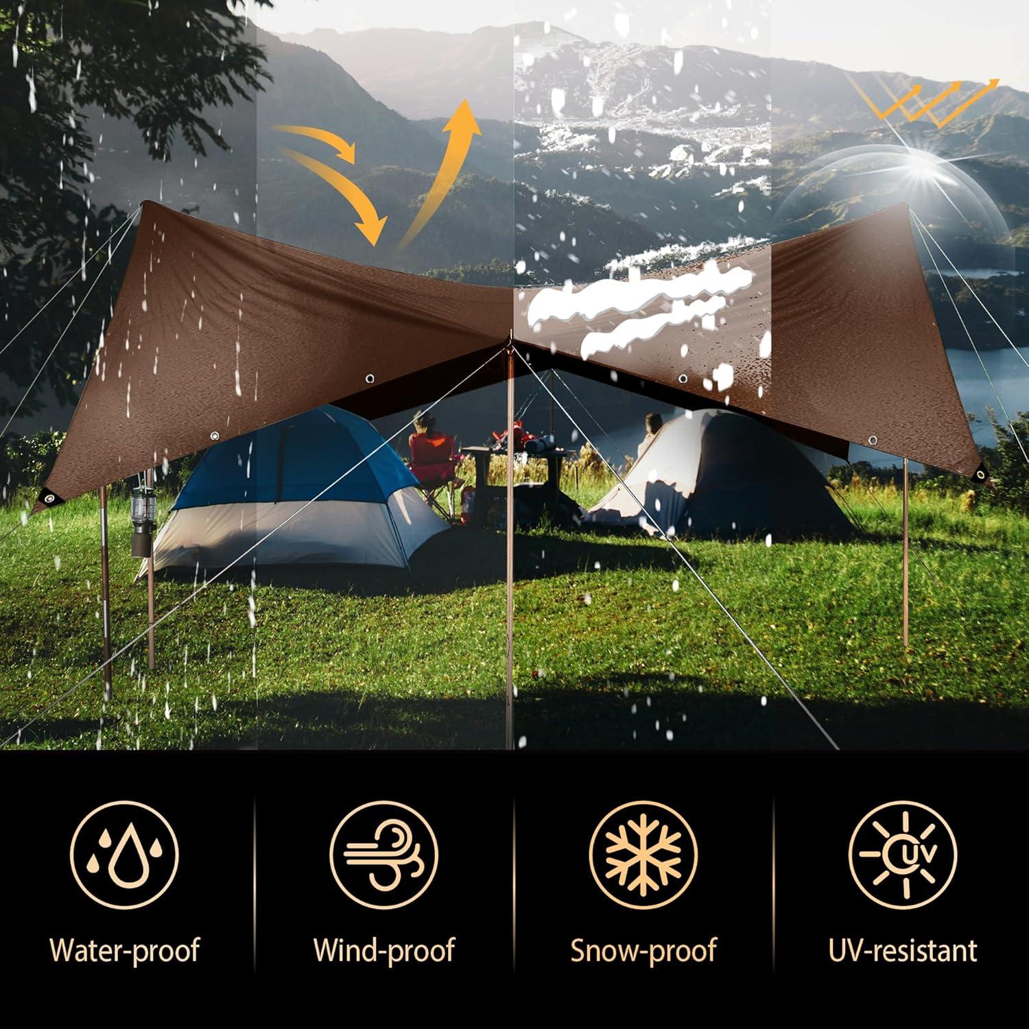 Lona Multiusos MVPNET 2.44x3.05m Impermeable 16mil UV