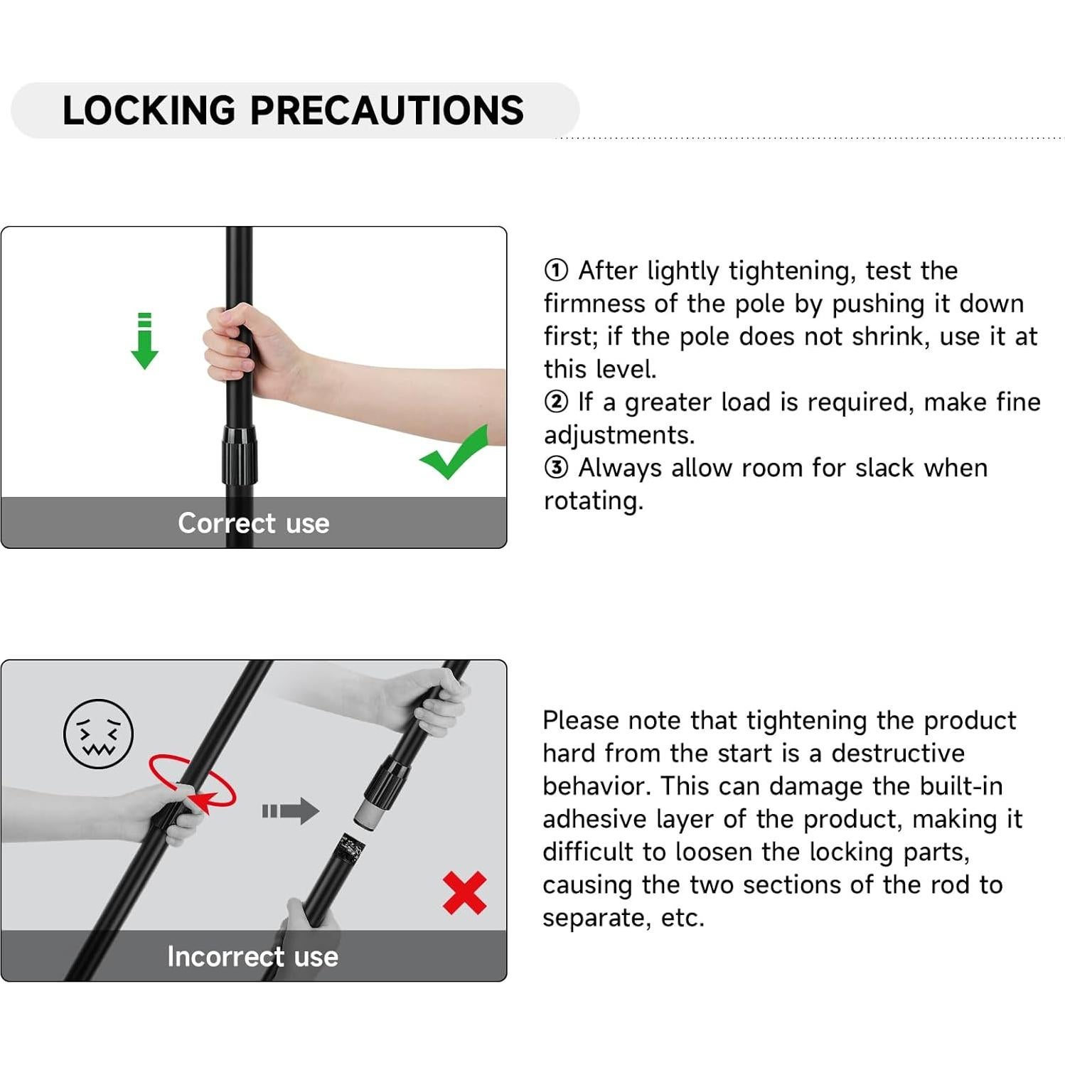 SANLIKE Tent Poles for Tarp, 8.2' Telescoping Poles Set of 4, Replacement for Canopy & Camping, Rooftop Tent Poles for Rain Fly, Awning - Gray