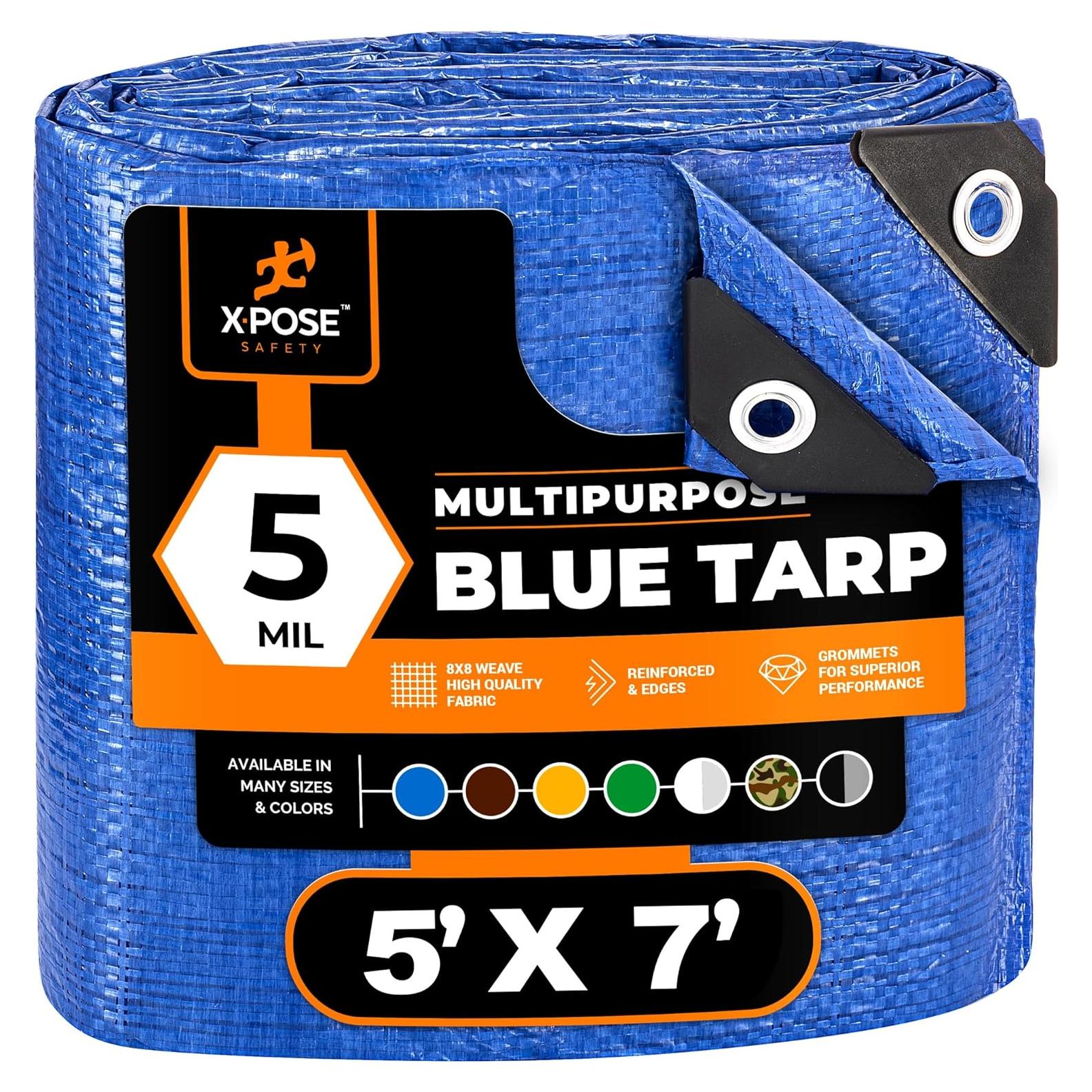 Lona Azul de Polietileno Xpose Safety 213x152 cm Impermeable