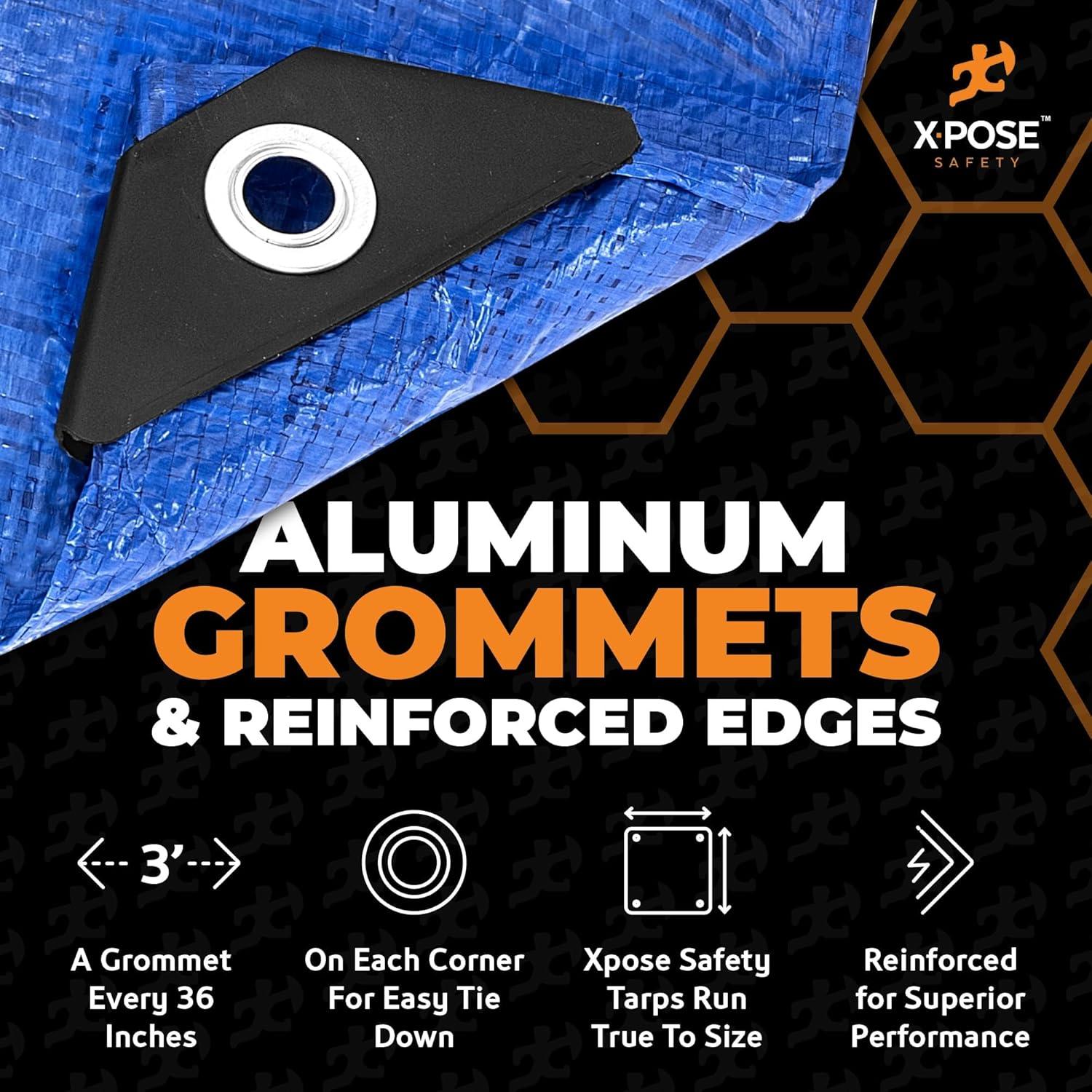 Lona Azul de Polietileno Xpose Safety 213x152 cm Impermeable