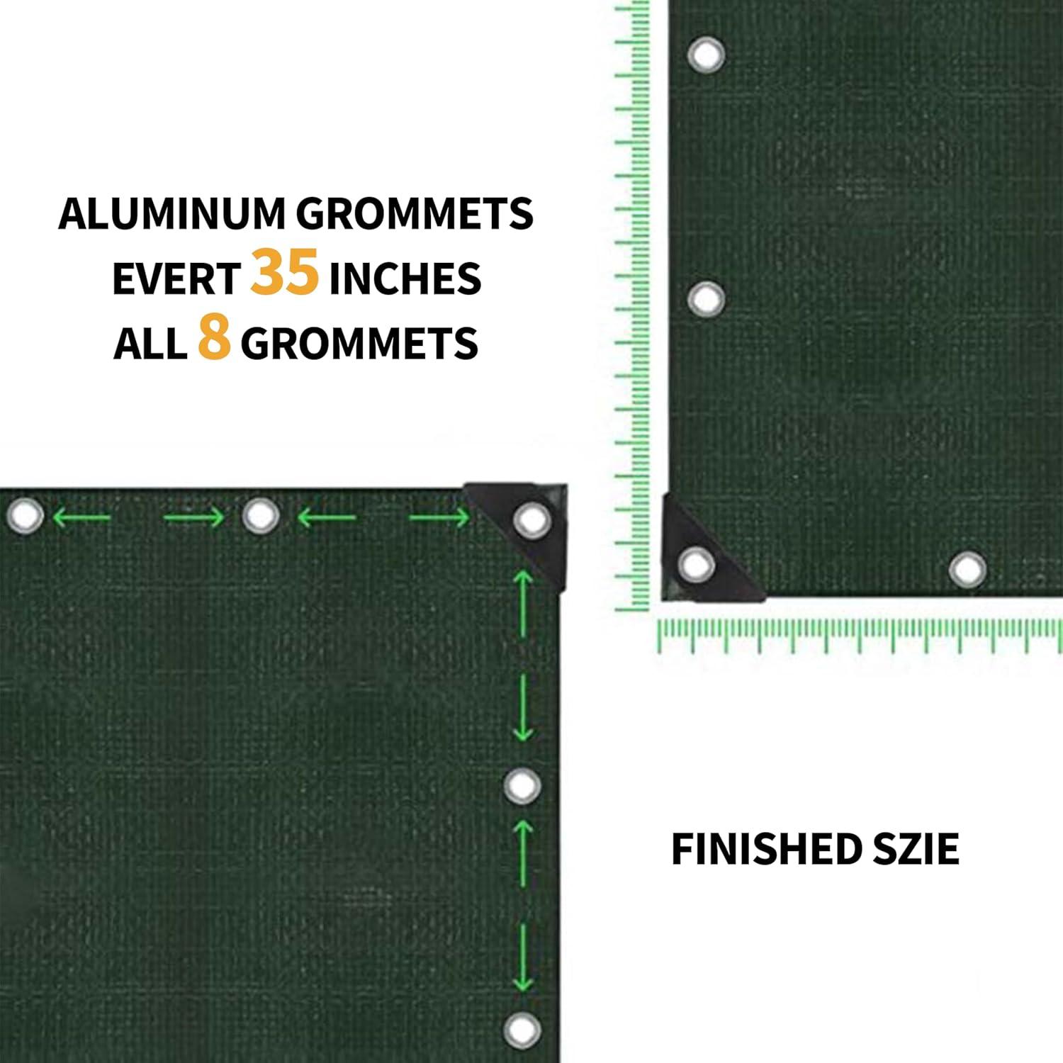 TARPAL 4x6 Feet Green Tarp Waterproof (2 Pack) Small tarps Multipurpose Protective Cover All Purpose Poly Tarps Cover for Firewood Outdoor Furniture etc