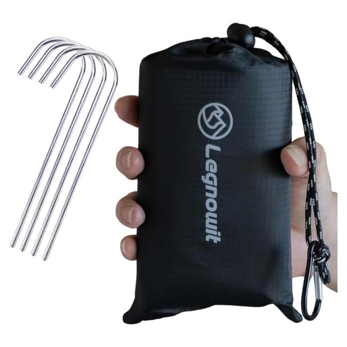 Manta de bolsillo impermeable Legnowit 200x140cm para camping