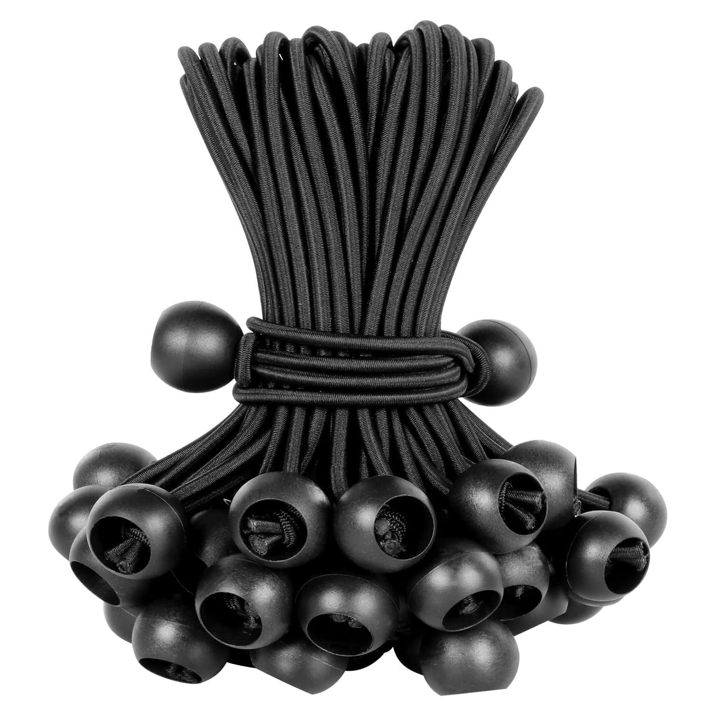 Cuerdas Bungee Kinzomor 15 cm 50 Piezas Alta Resistencia