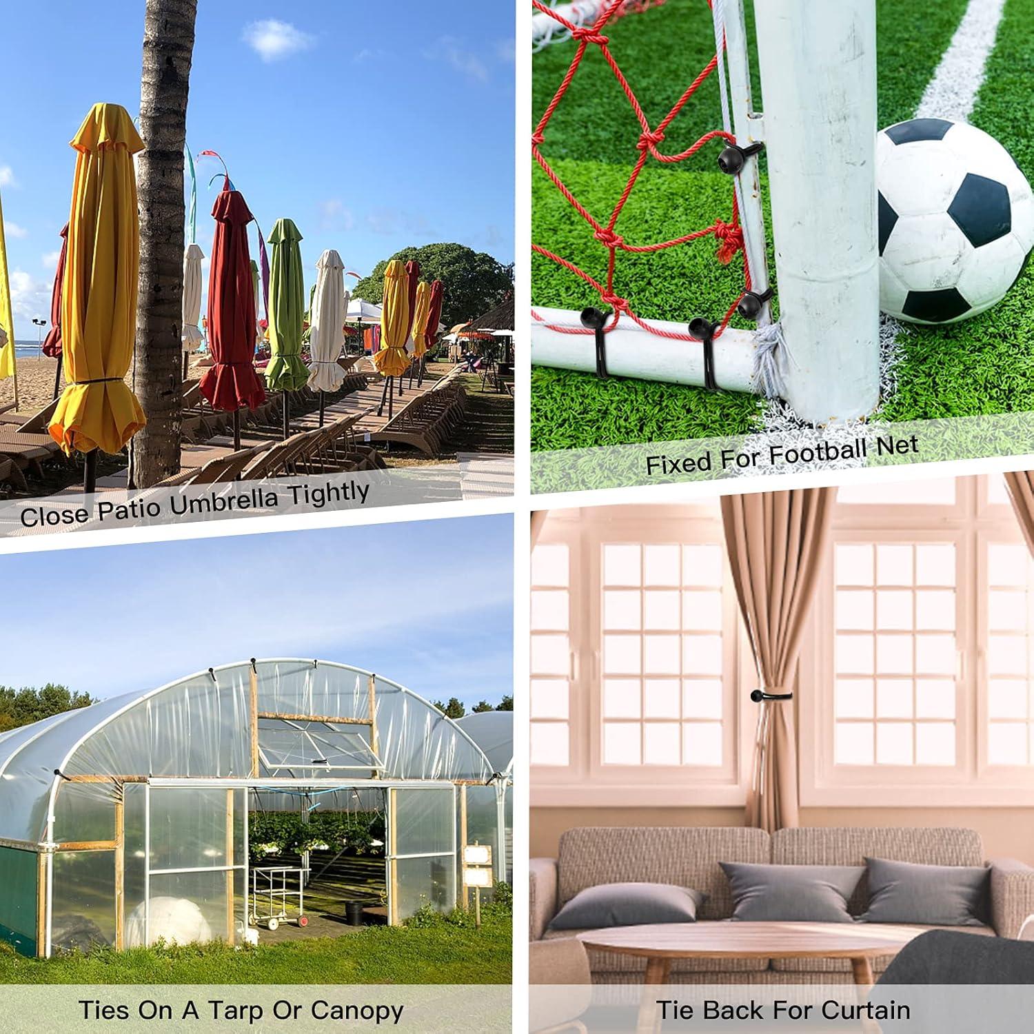 Cuerdas Bungee Kinzomor 15 cm 50 Piezas Alta Resistencia