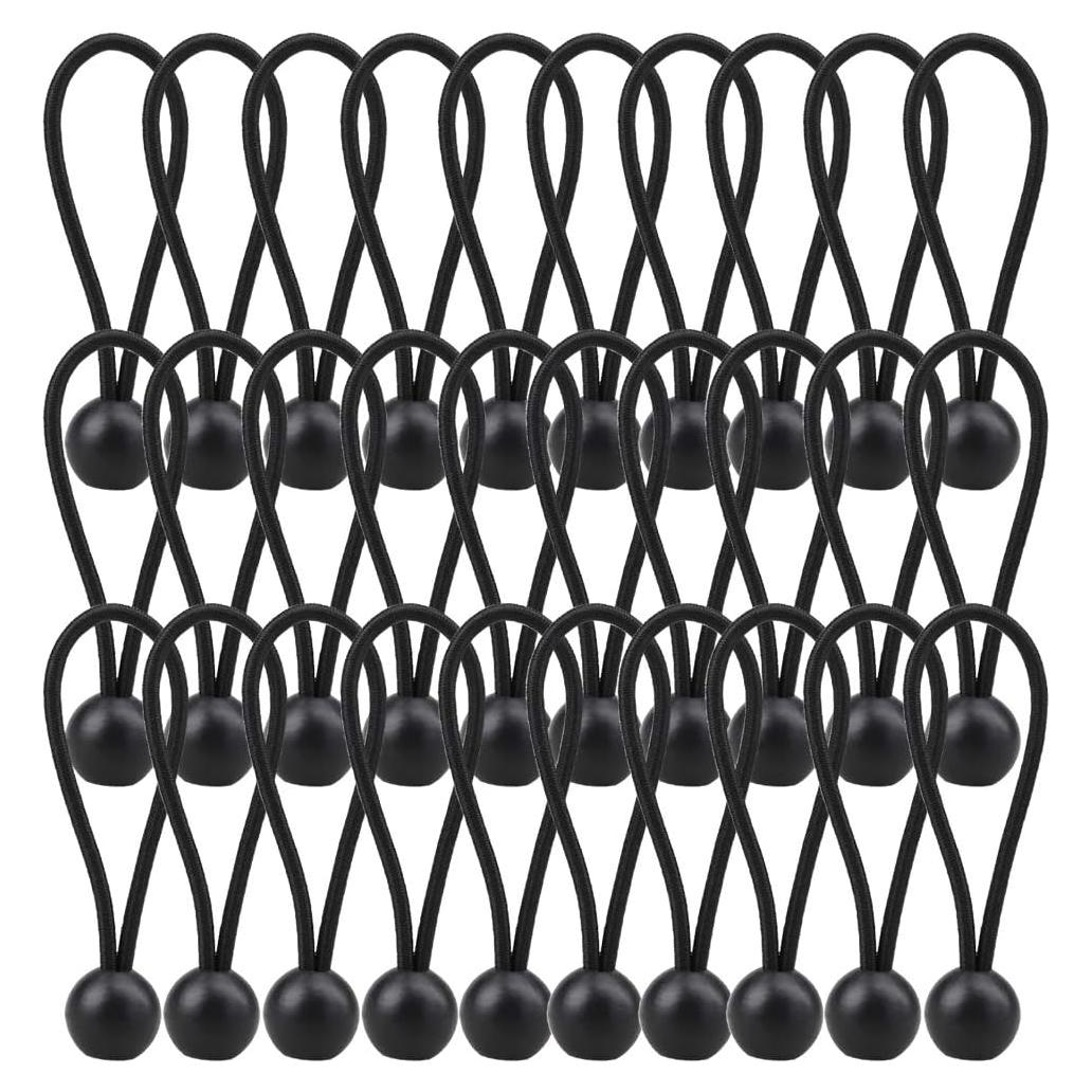 Cuerdas Bungee AOPRIE 30 Unidades 10.16 cm Alta Resistencia