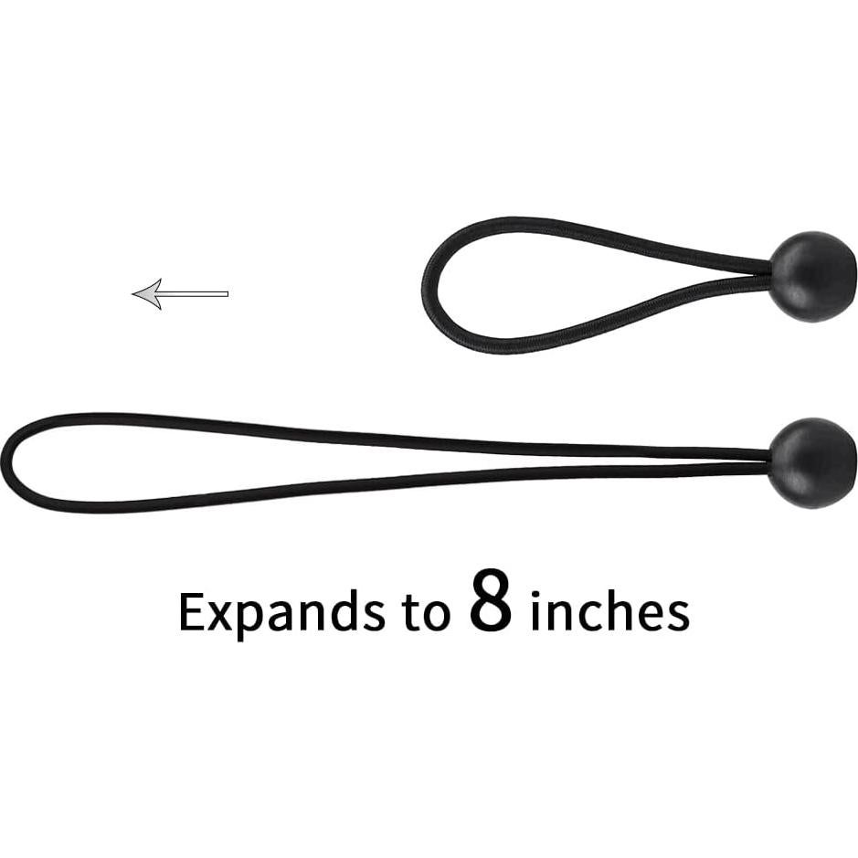 Cuerdas Bungee AOPRIE 30 Unidades 10.16 cm Alta Resistencia