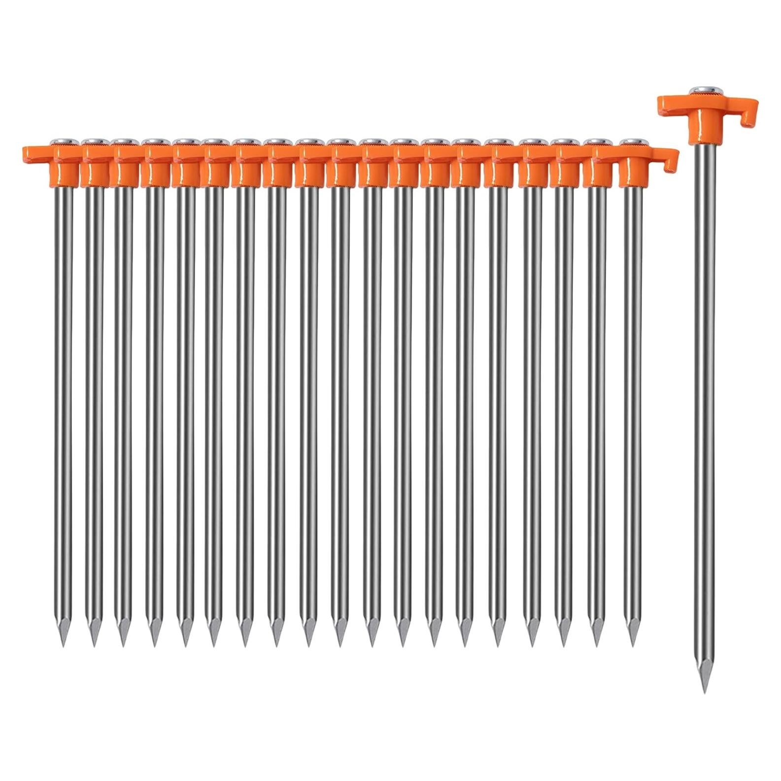 Estacas de Jardín Cheardia 20 Pack 26 cm Alta Resistencia