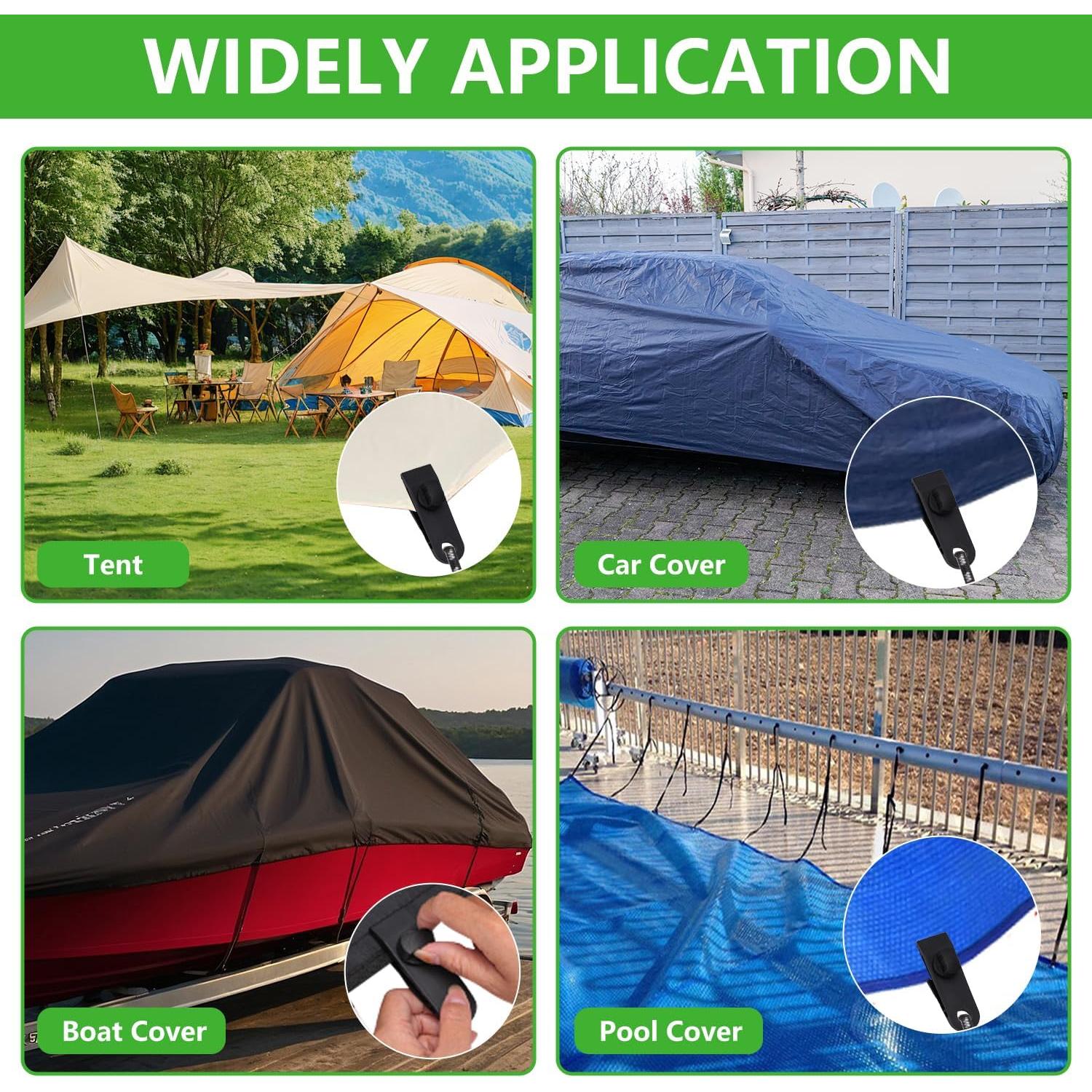 Pinzas para Lonas Sudopru con Mango de Bloqueo - 20 Pcs