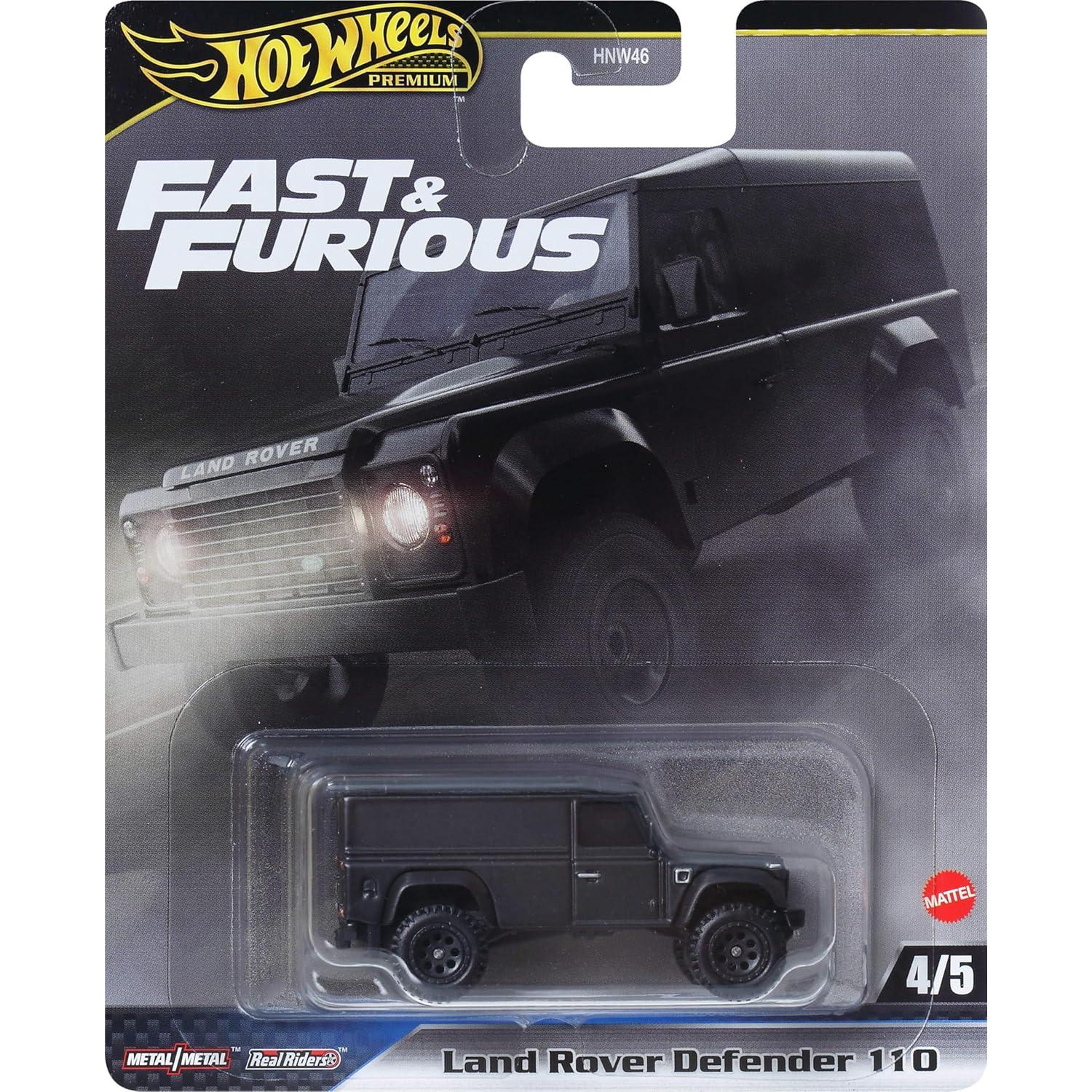 Coche Hot Wheels Rápido y Furioso 1:64 Metal Premium