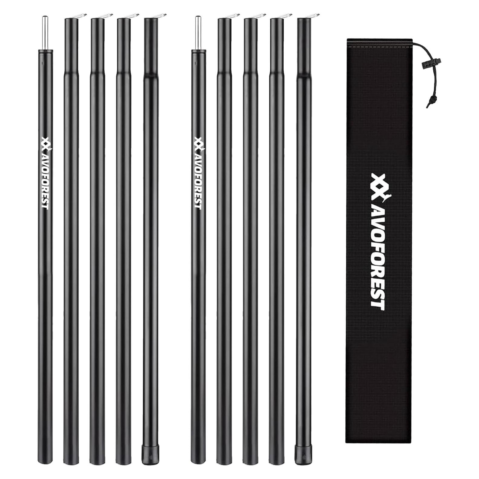 Postes ajustables para tienda AVOFOREST 79-193cm 2pcs