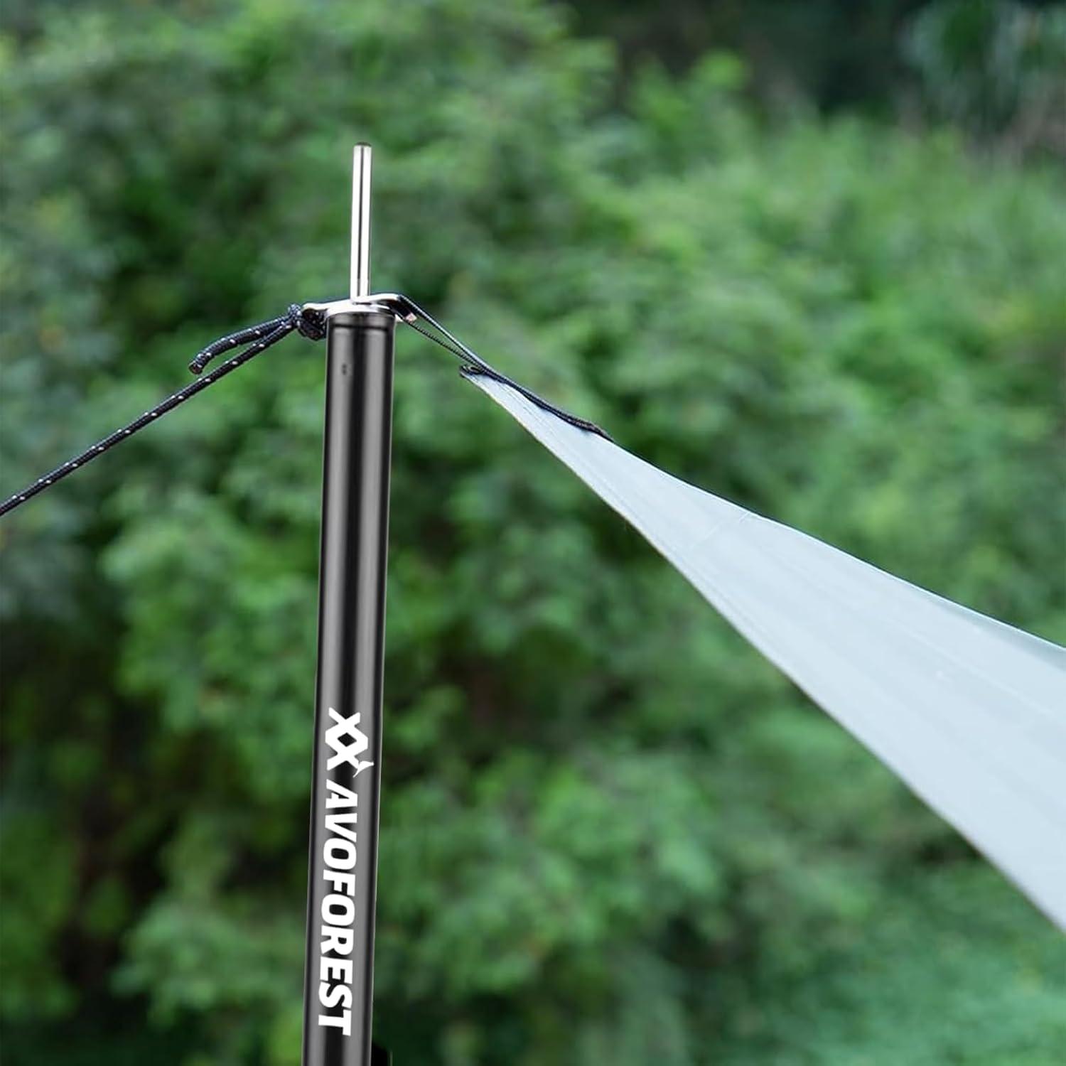 Postes ajustables para tienda AVOFOREST 79-193cm 2pcs