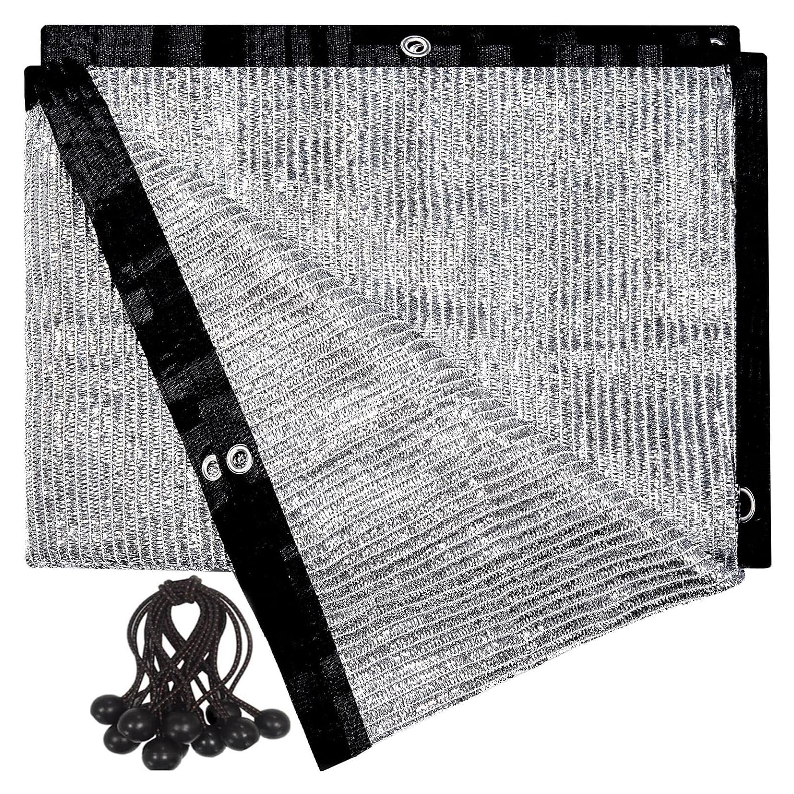 Tela de Sombra UNIUP 70% Aluminio 2x2m con Ojetes y Bungee