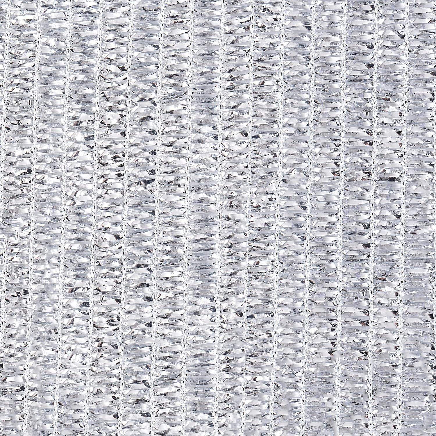 Tela de Sombra UNIUP 70% Aluminio 2x2m con Ojetes y Bungee