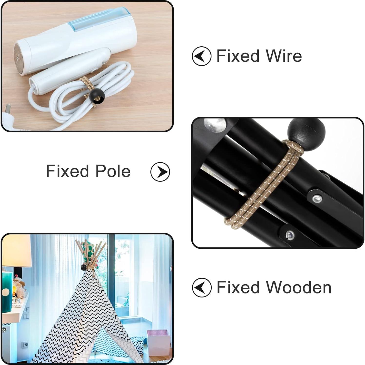 Cuerdas Bungee Kinzomor 30 cm - 50 Piezas Resistente UV