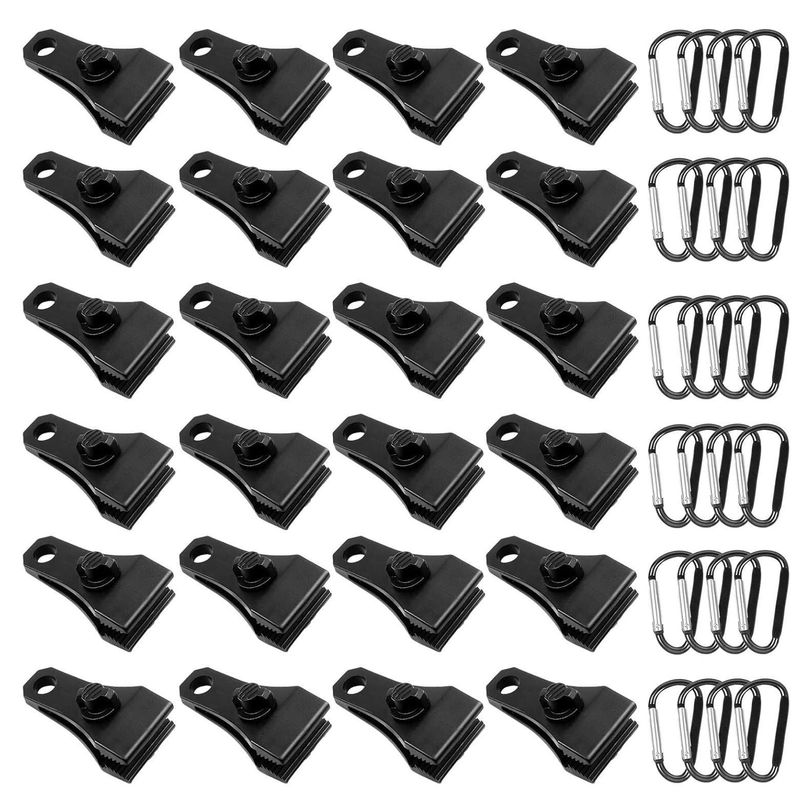 Clips de Lona Grandes CLIO 48 Pcs Alta Resistencia Impermeables