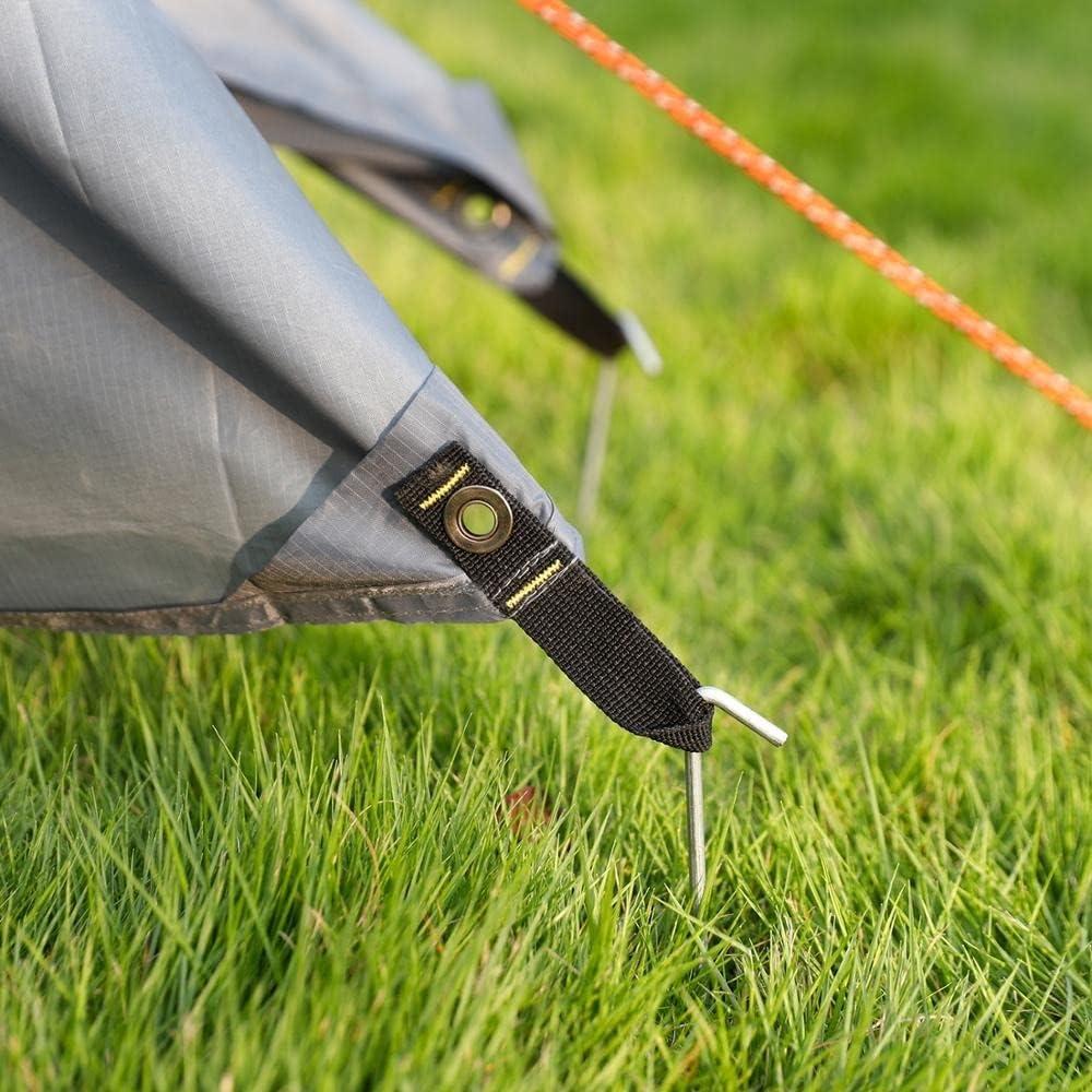 Estacas de Metal OK5STAR 23 cm Alta Resistencia - Paquete de 8