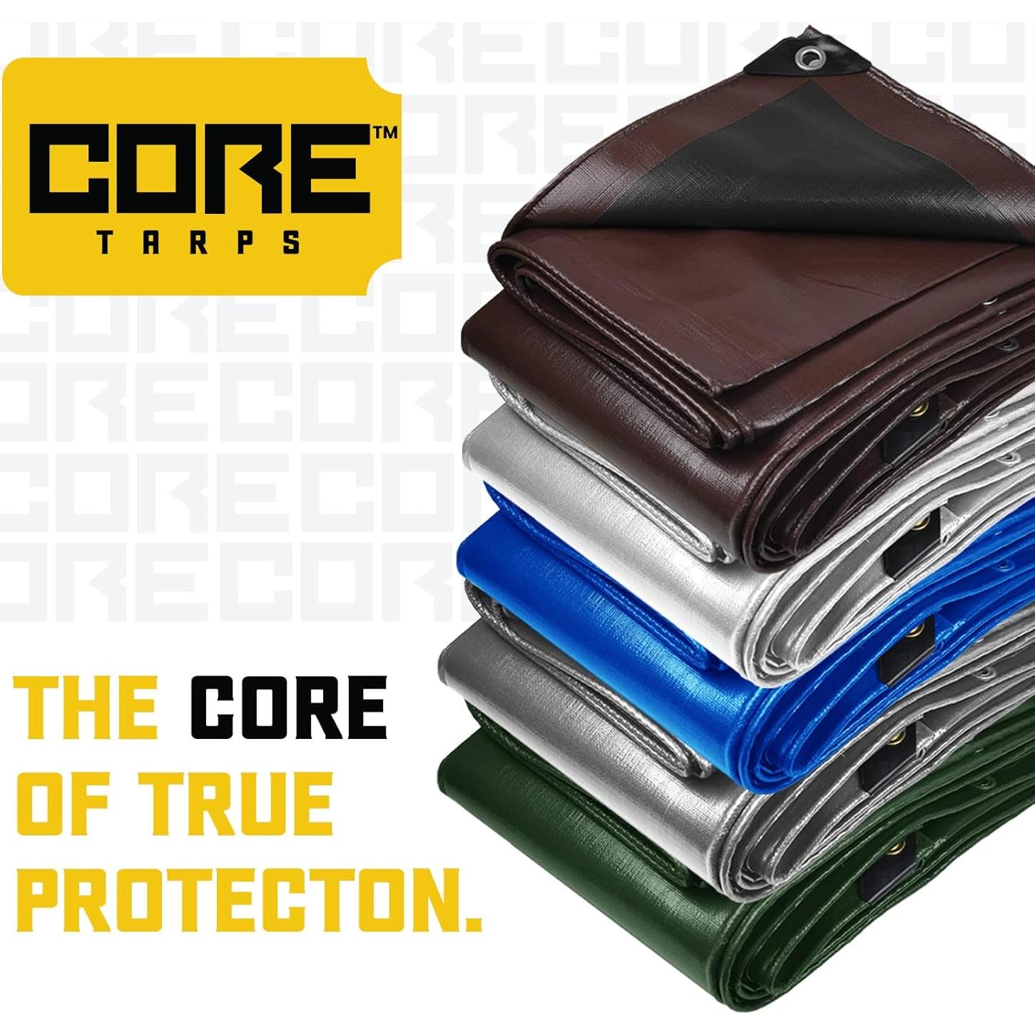 Lona Impermeable Core Tarps 5.49x7.32m 20 Mil Resistente UV