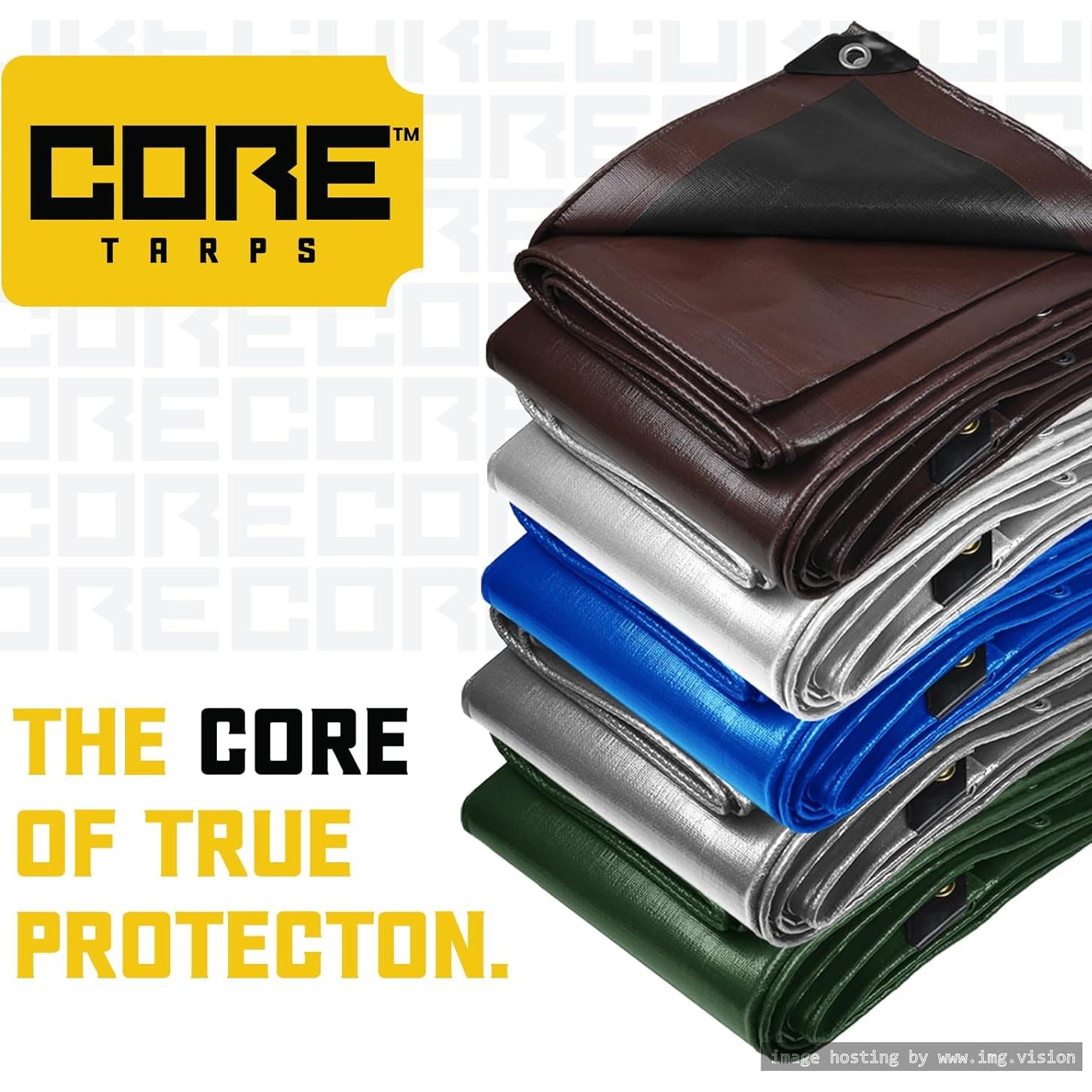 Lona Impermeable Core Tarps 5.49x7.32m 20 Mil Resistente UV