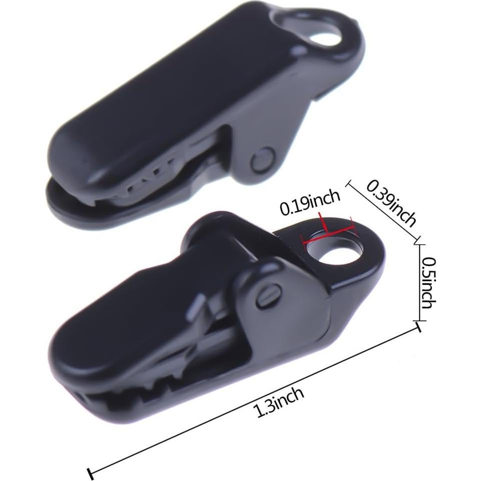 Paquete de 20 Clips de Toldo Negros Winter Sunshine 8.4 cm