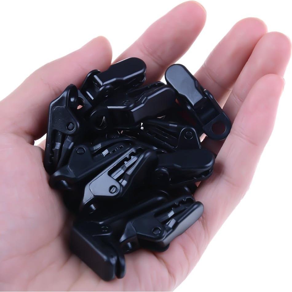 Paquete de 20 Clips de Toldo Negros Winter Sunshine 8.4 cm