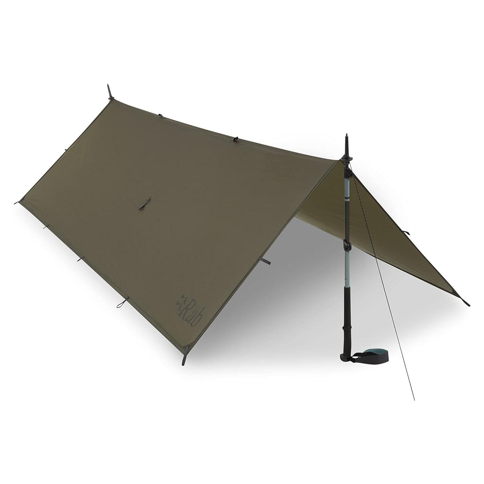 Refugio Impermeable Rab SilTarp Plus Solo 382.7g Camping Oliva