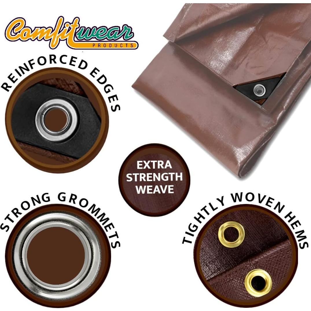 Lona Multiusos Impermeable COMFITWEAR 12x16 pies 16 Mils